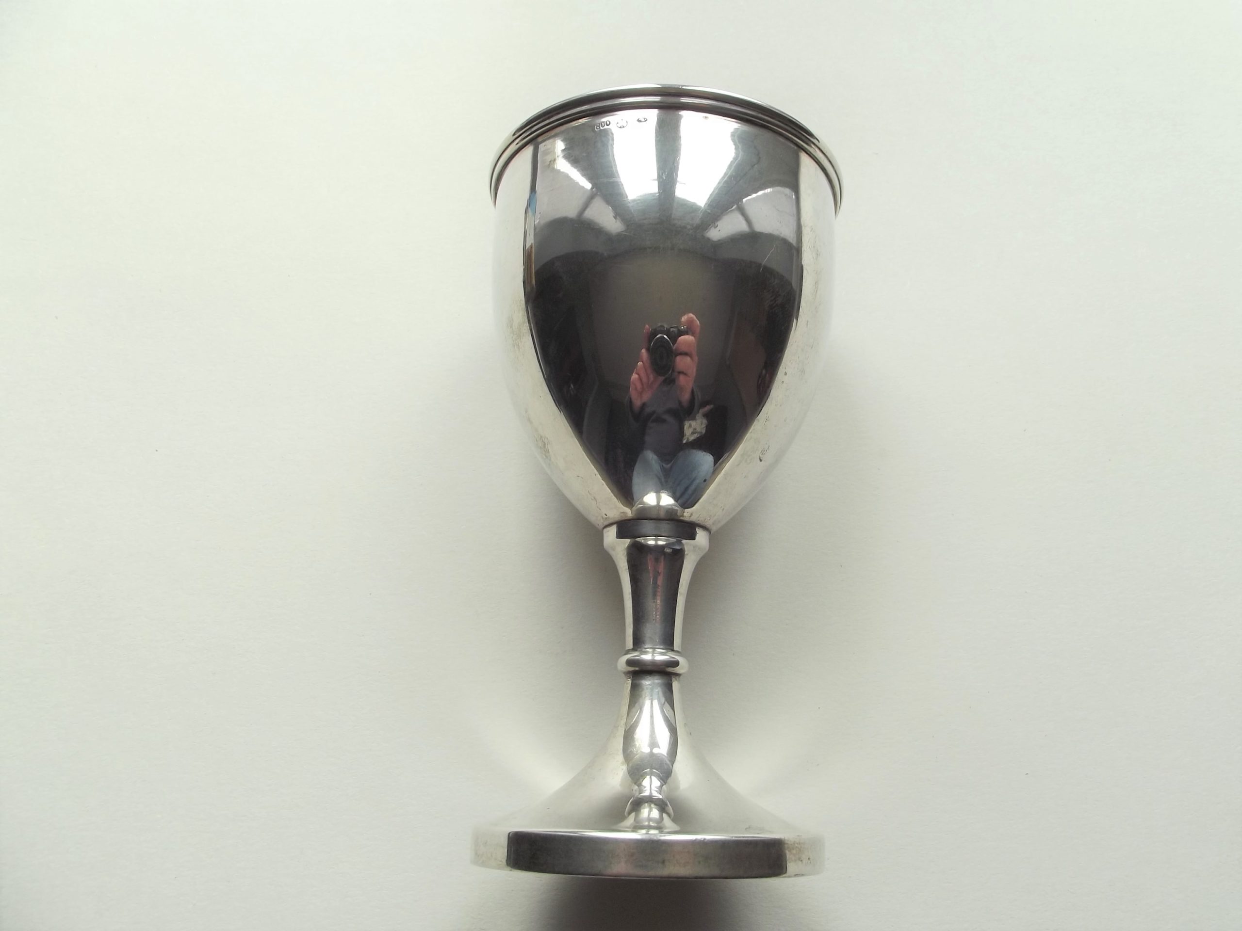 GERMAN SOLID SILVER GOBLET DATED 1936