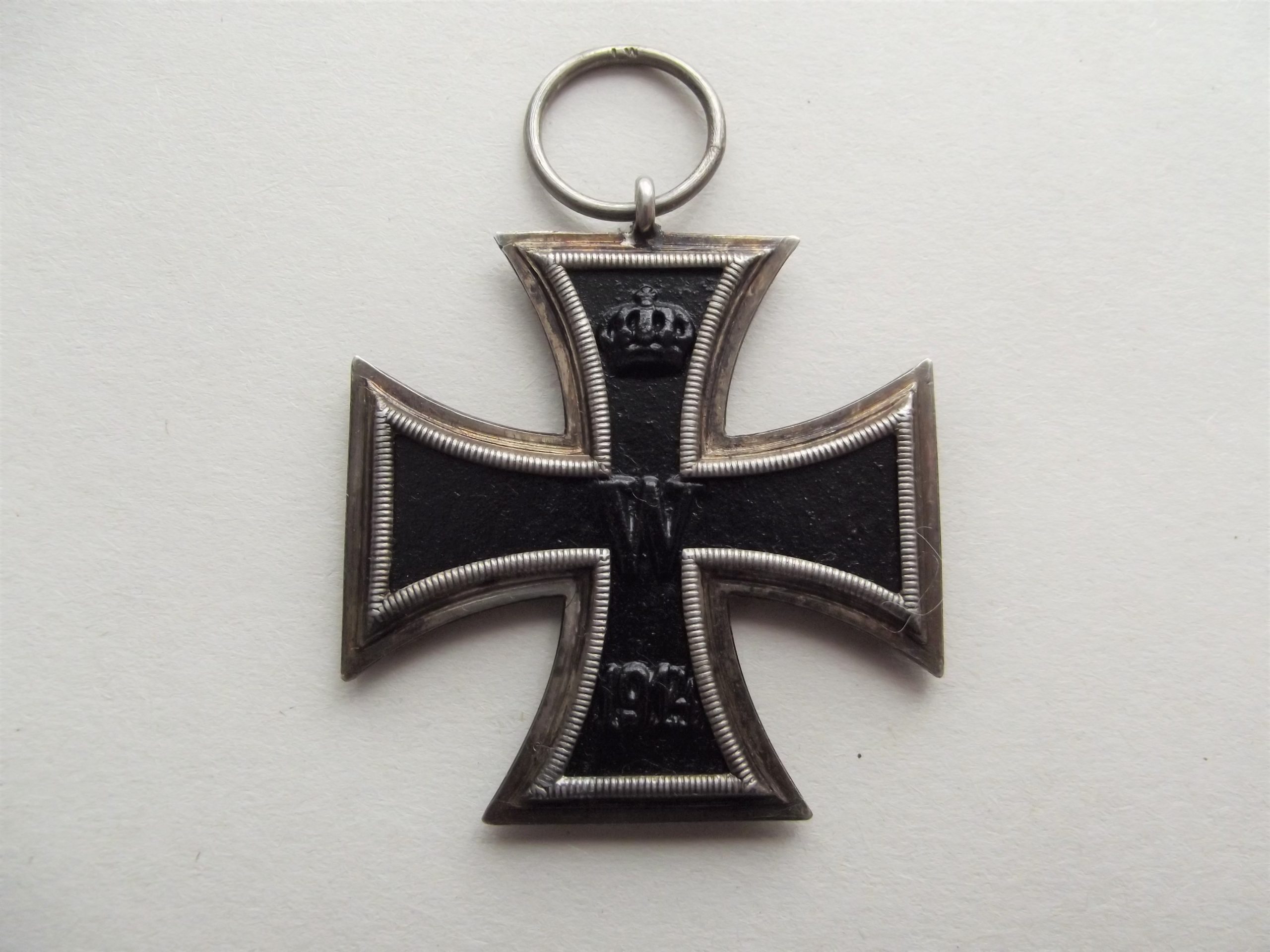 WW1 IMPERIAL GERMAN IRON CROSS CLASS 2 MAKER  I.W