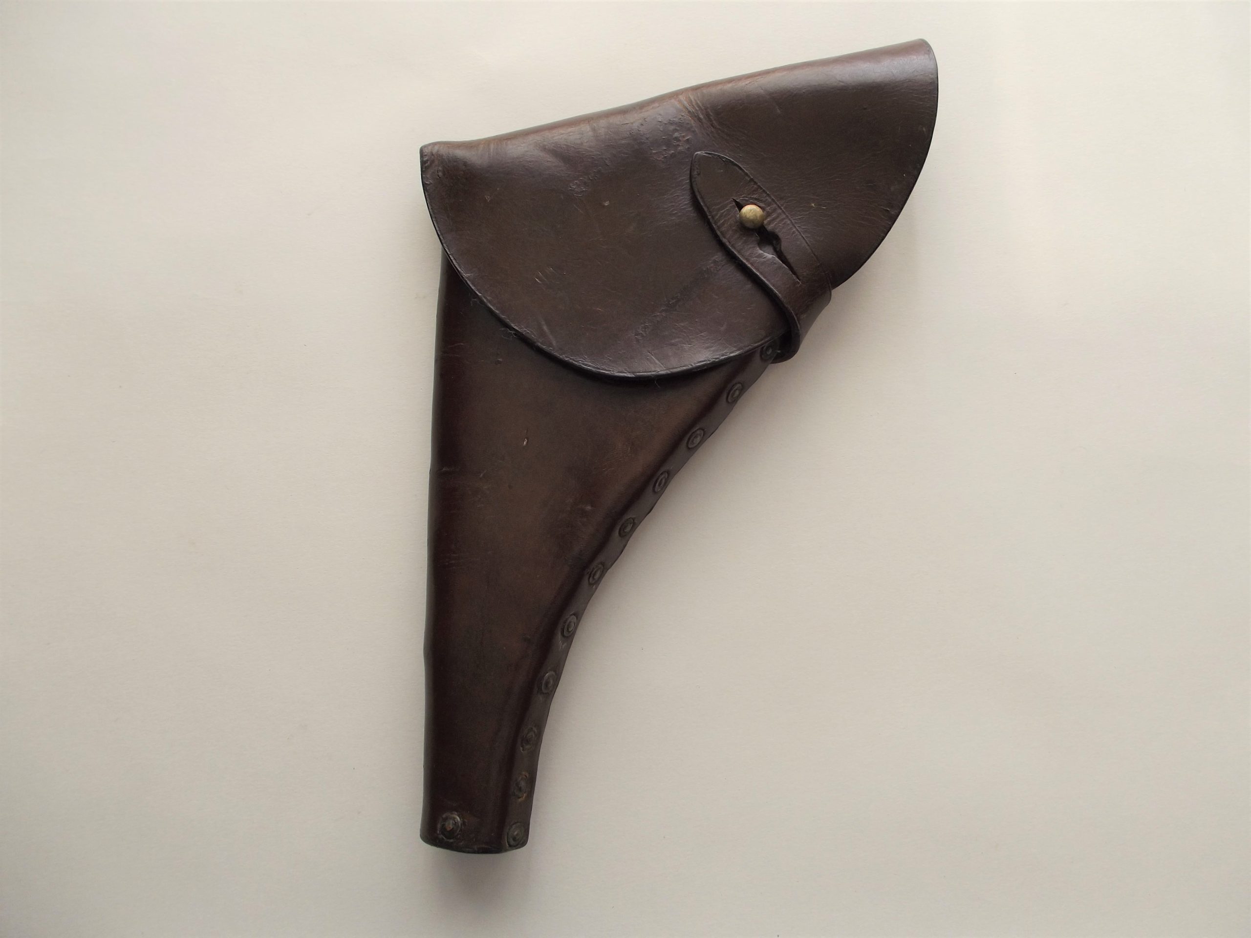 WW1 1901 NAVAL PTN MK3 OFFICERS LEATHER HOLSTER DATED 1918