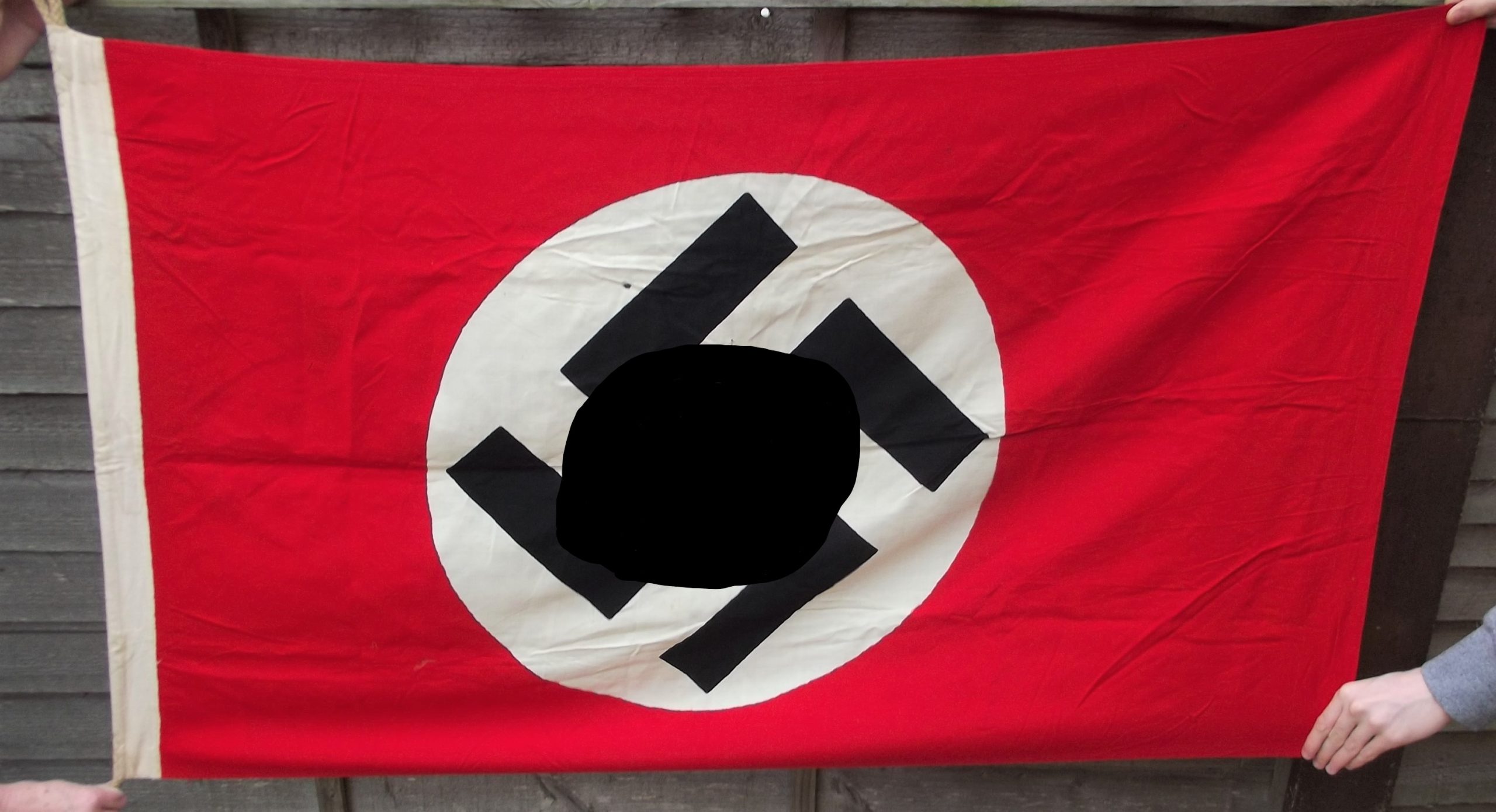 WW2 GERMAN PARTY FLAG GOSCH 80 X 135 CM