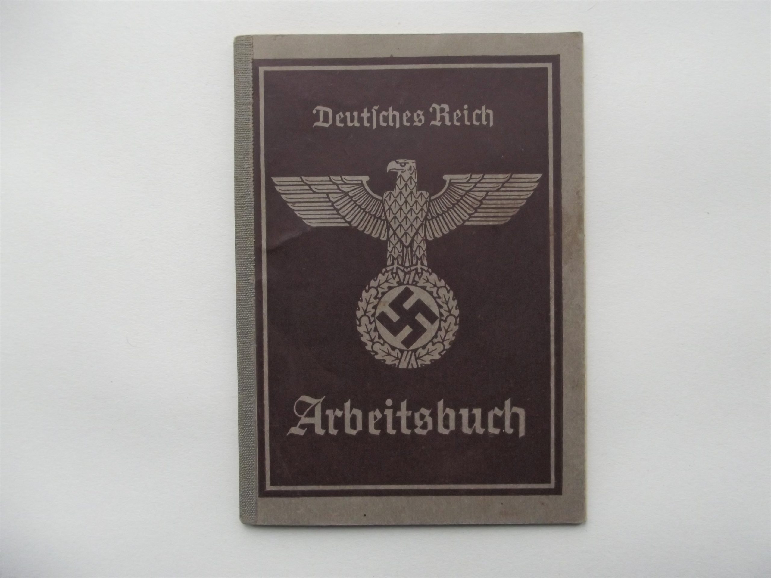 WW2 GERMAN ARBEITSBUCH (WORKBOOK) DATED 1941