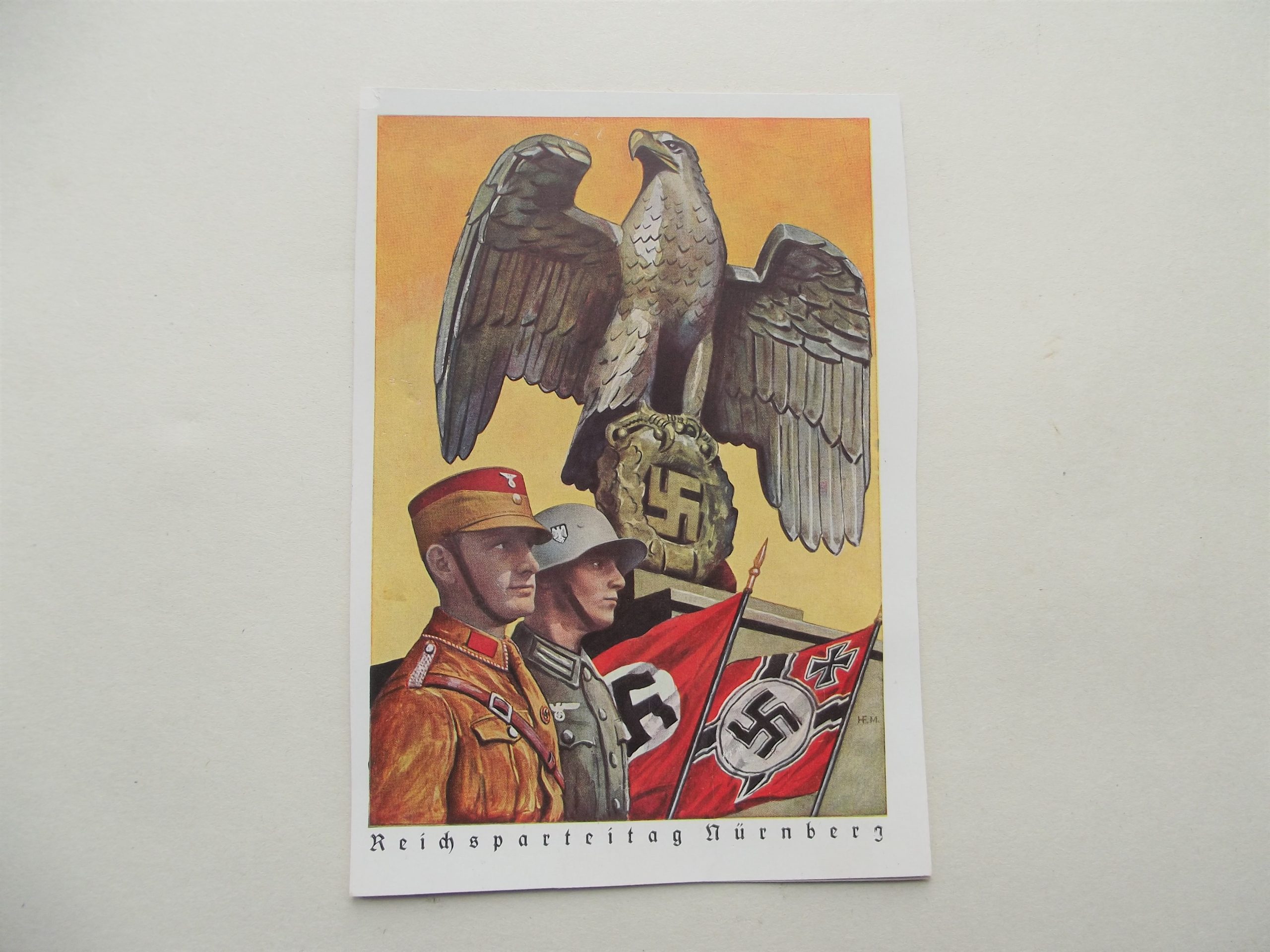 RARE GERMAN 1939 UNCIRCULATED NURNBERG RALLY POSTCARD