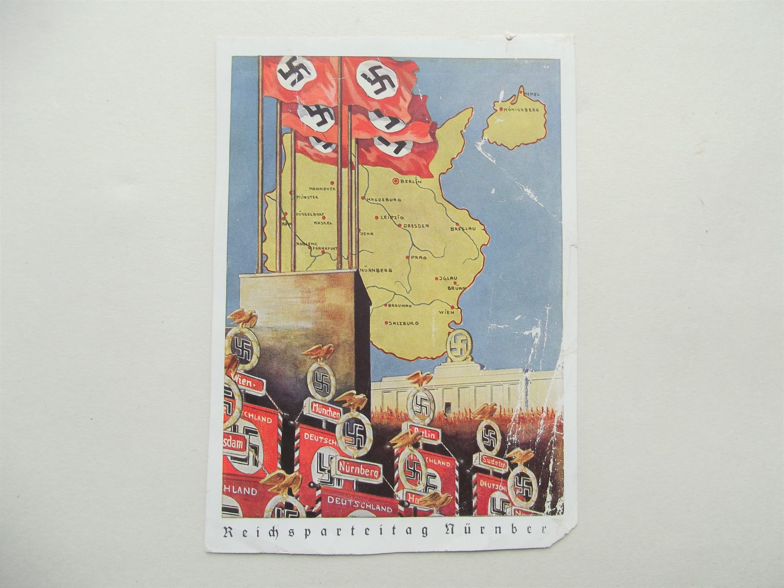RARE GERMAN 1939 UNCIRCULATED NURNBERG RALLY POSTCARD