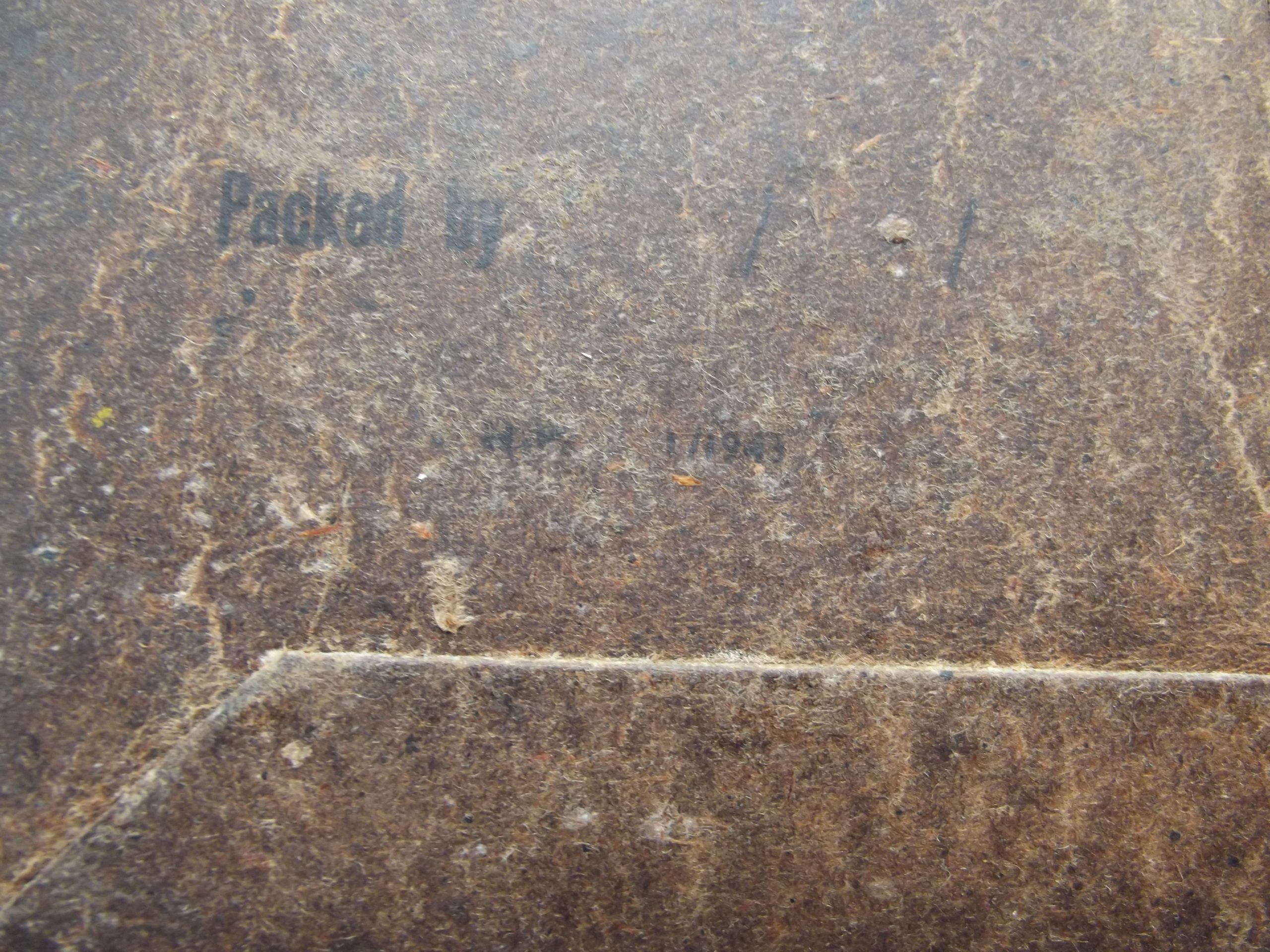 WW2 BRITISH ANTI-GAS EYE SHIELDS DATED 1943