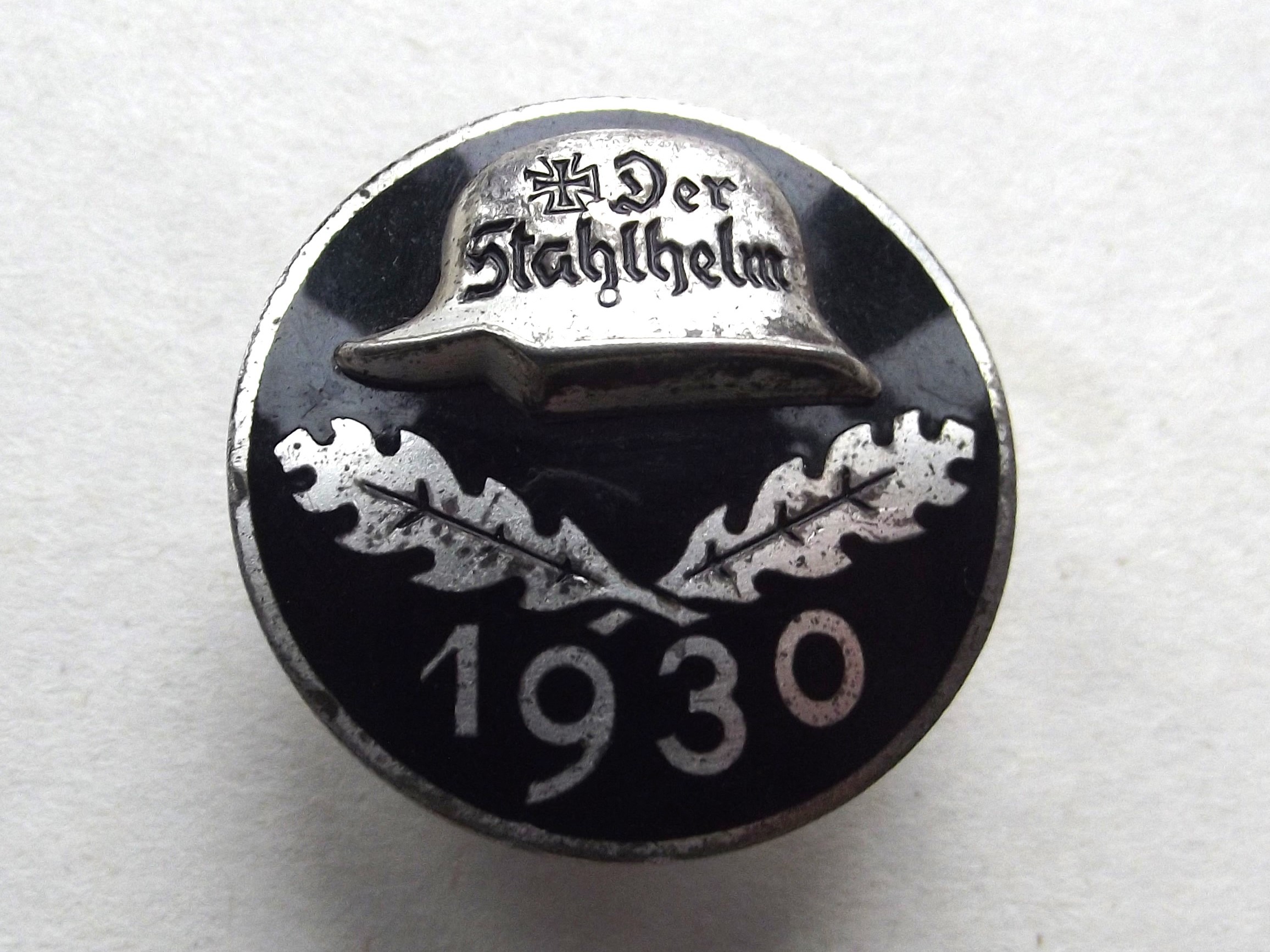 GERMAN 1930 DER STAHLHELM MEMBERSHIP BADGE GES GESCH