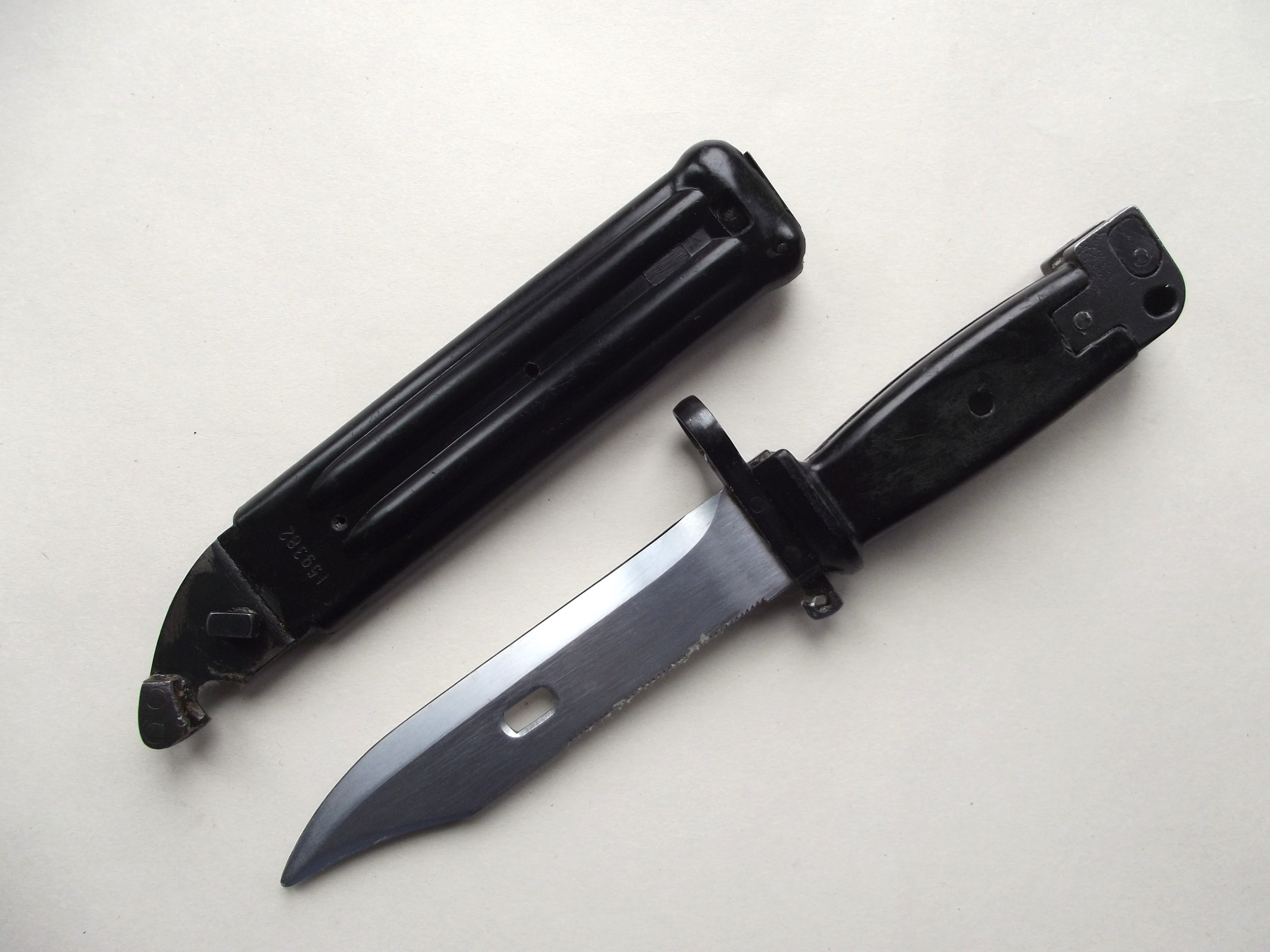 YUGO AKM BAYONET & SCABBARD MATCHING NUMBERS