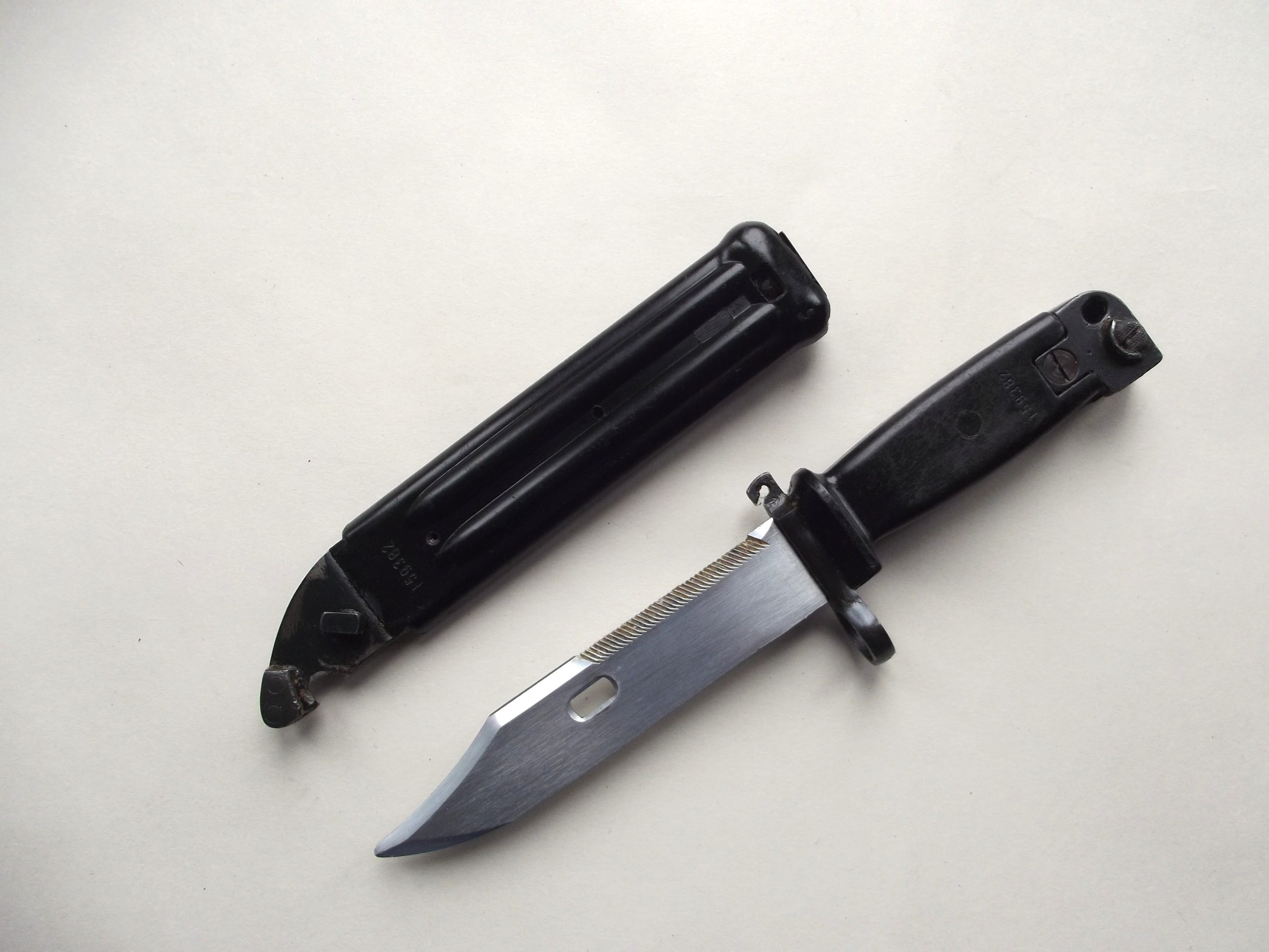 YUGO AKM BAYONET & SCABBARD MATCHING NUMBERS