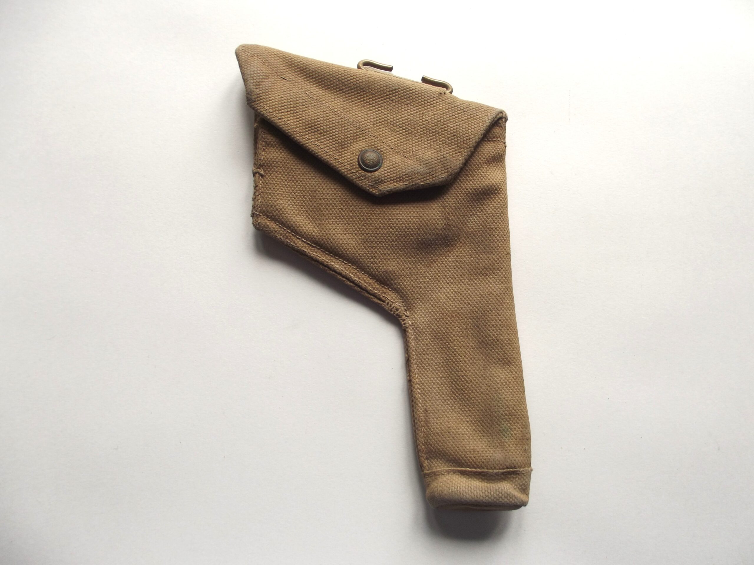 WW2 37 PTN WEBBING HOLSTER DATED 1941 INDIAN MADE