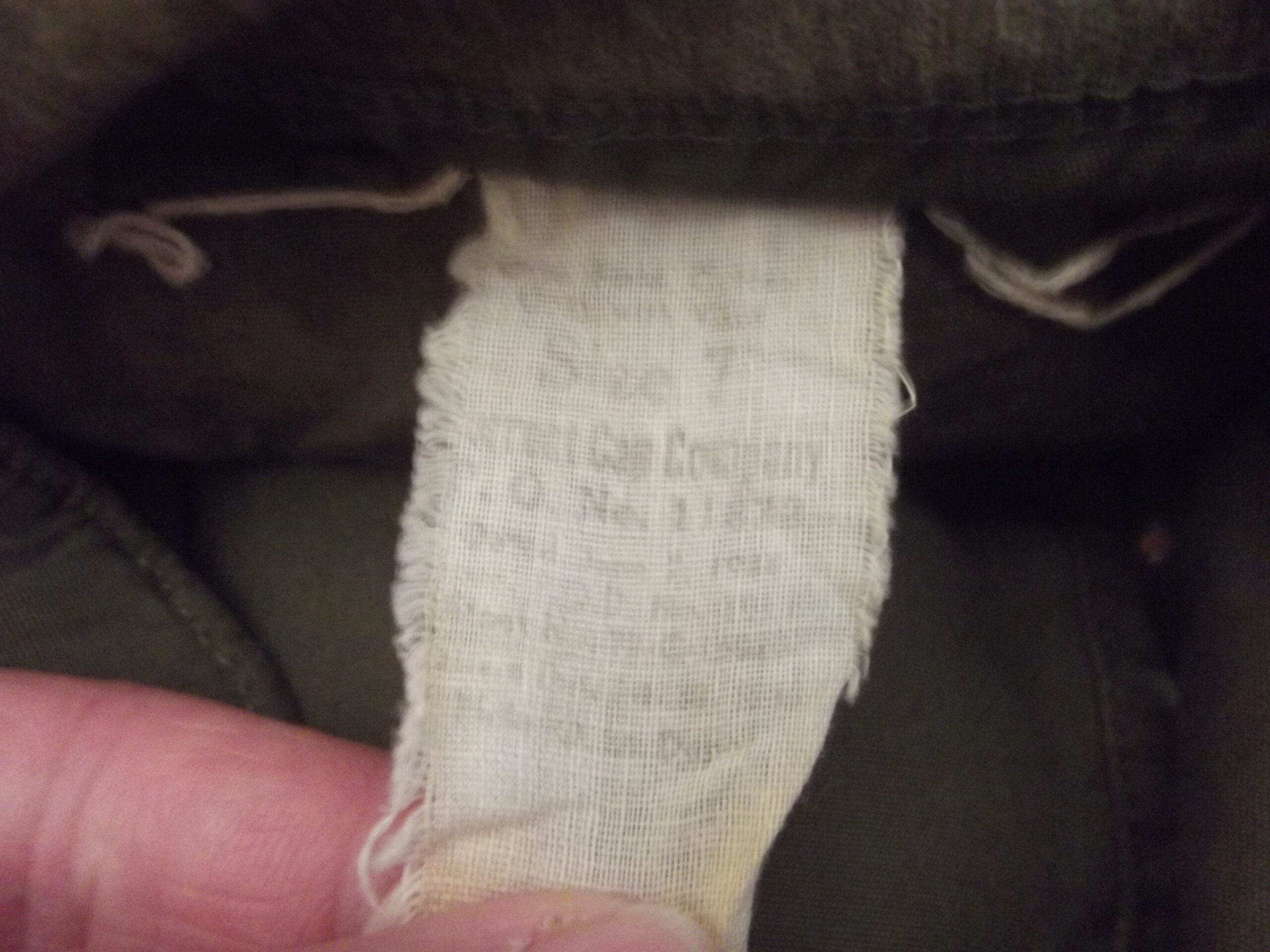 WW2 AMERICAN COTTON FIELD CAP DATED 1944