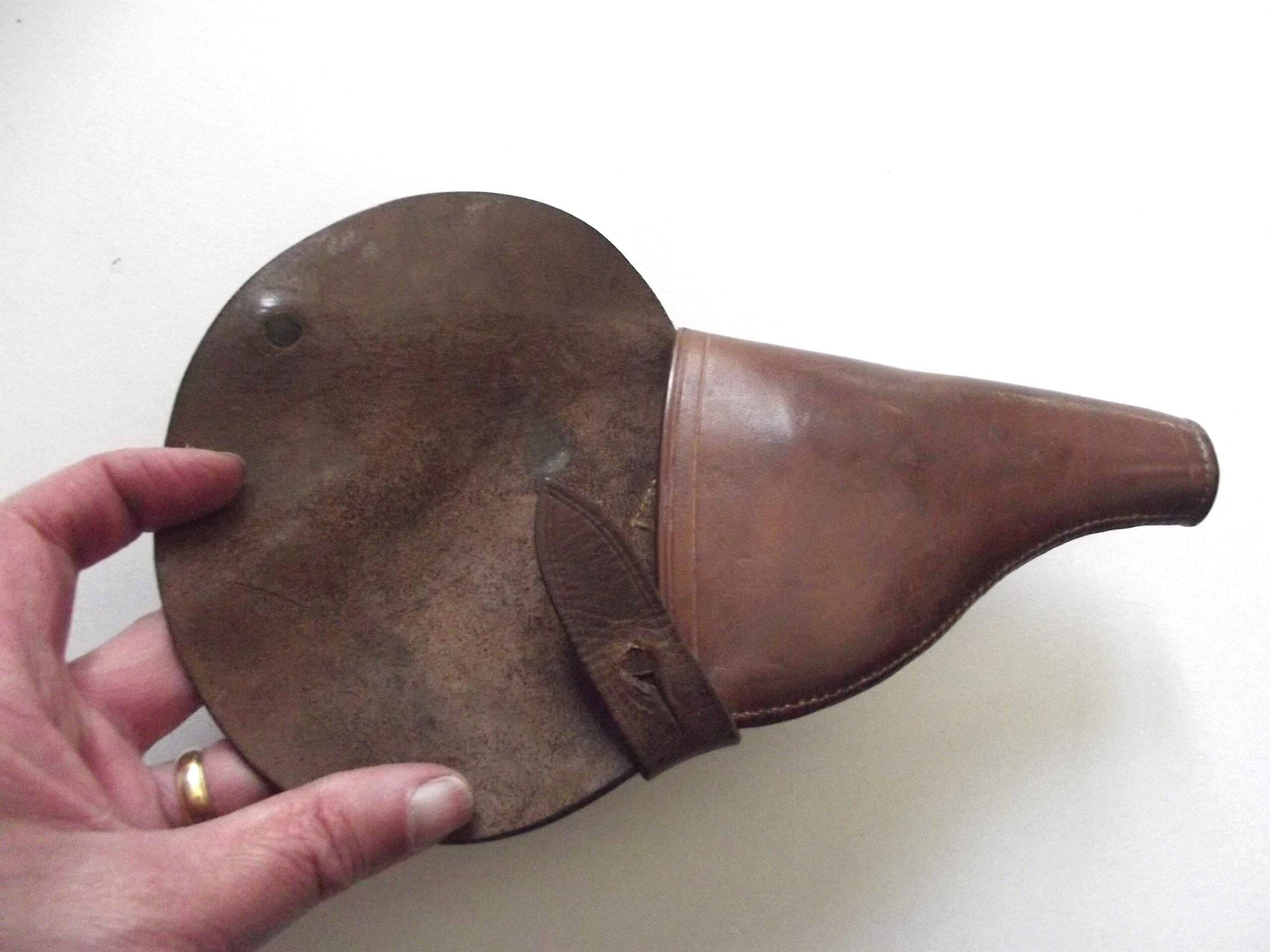 VINTAGE WEBLEY PISTOL LEATHER HOLSTER C1900