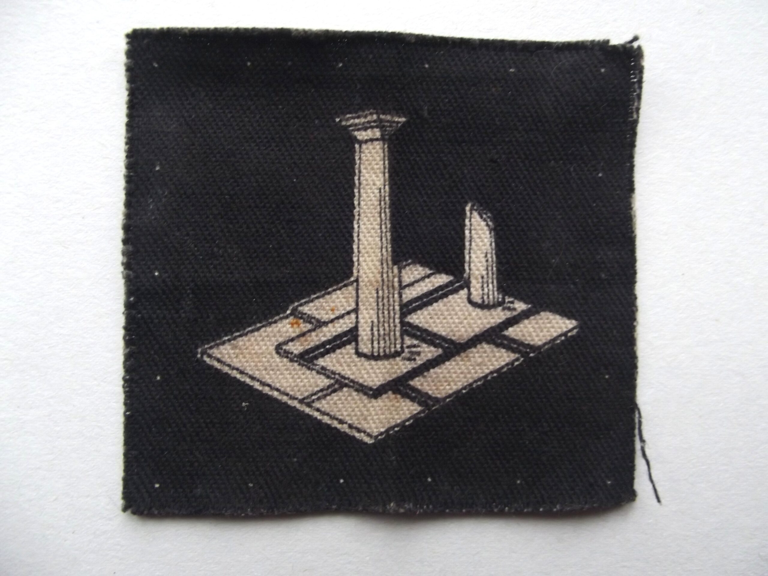WW2 CYRENAICA DISTRICT PRINTED FORMATION PATCH