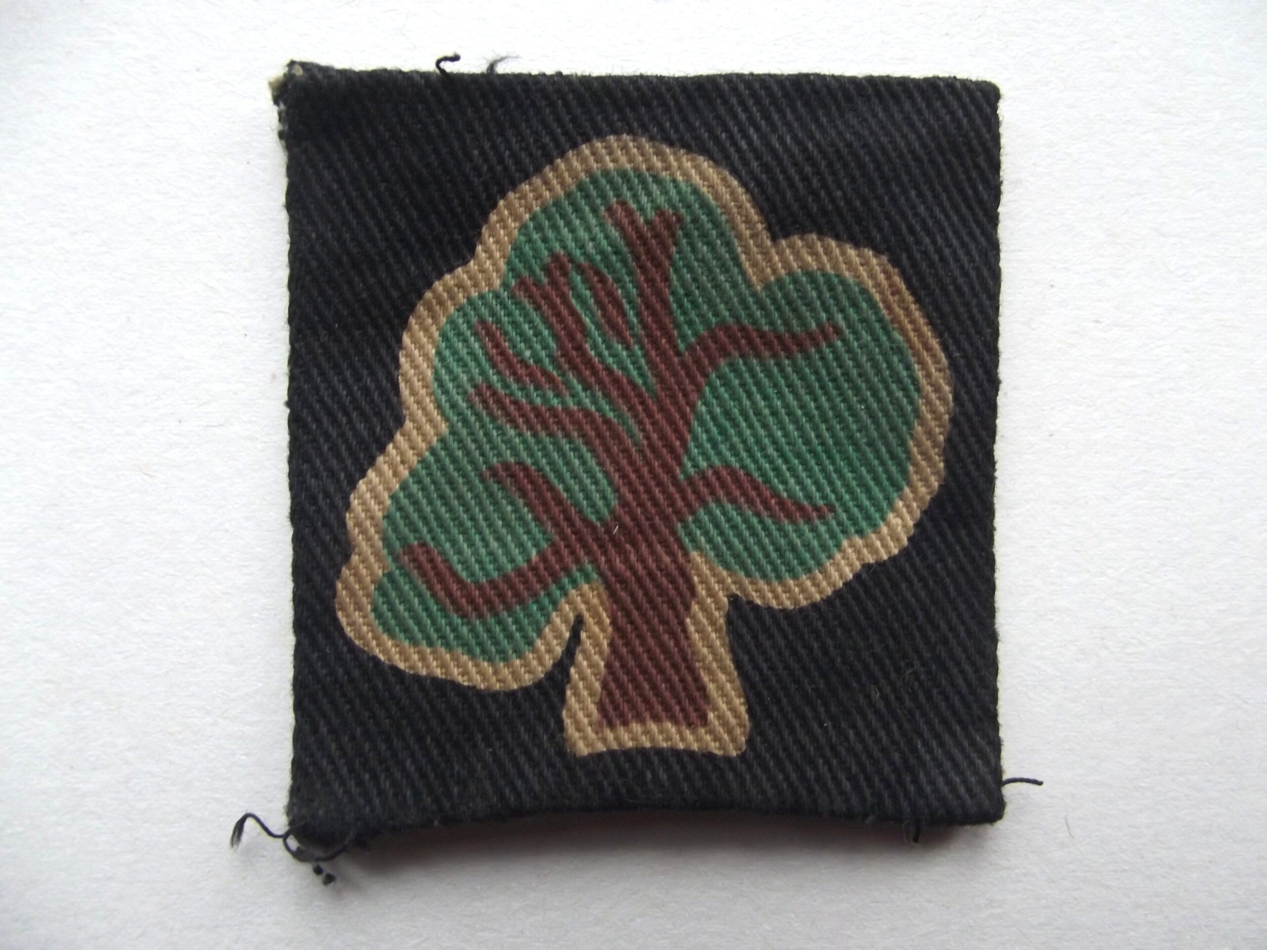 WW2 46TH (NORTH MIDLAND) DIVISION PRINTED FORMATION PATCH