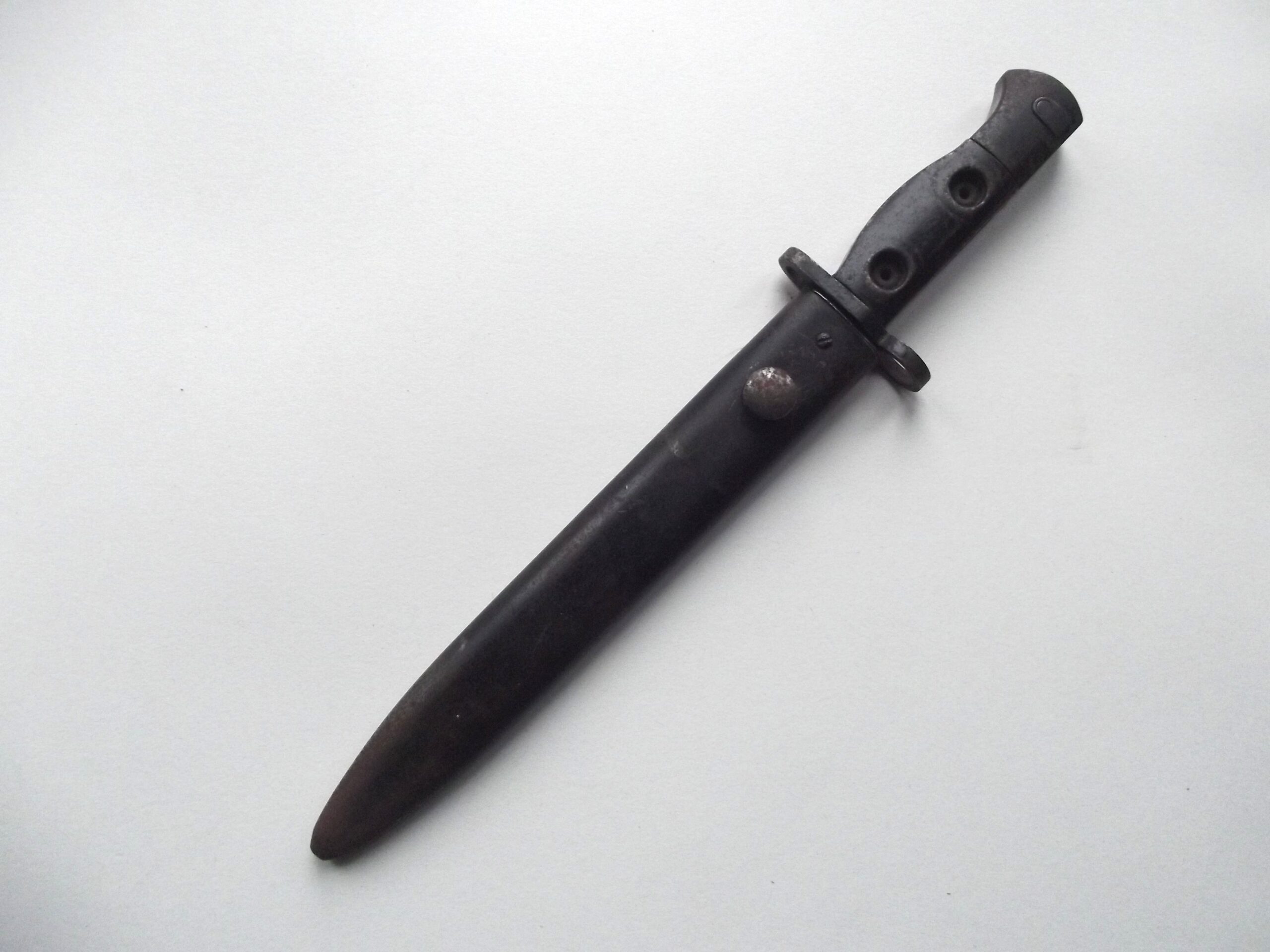 BRITISH ARMY SLR BAYONET & SCABBARD L1 A3 ENFIELD DATED 1960