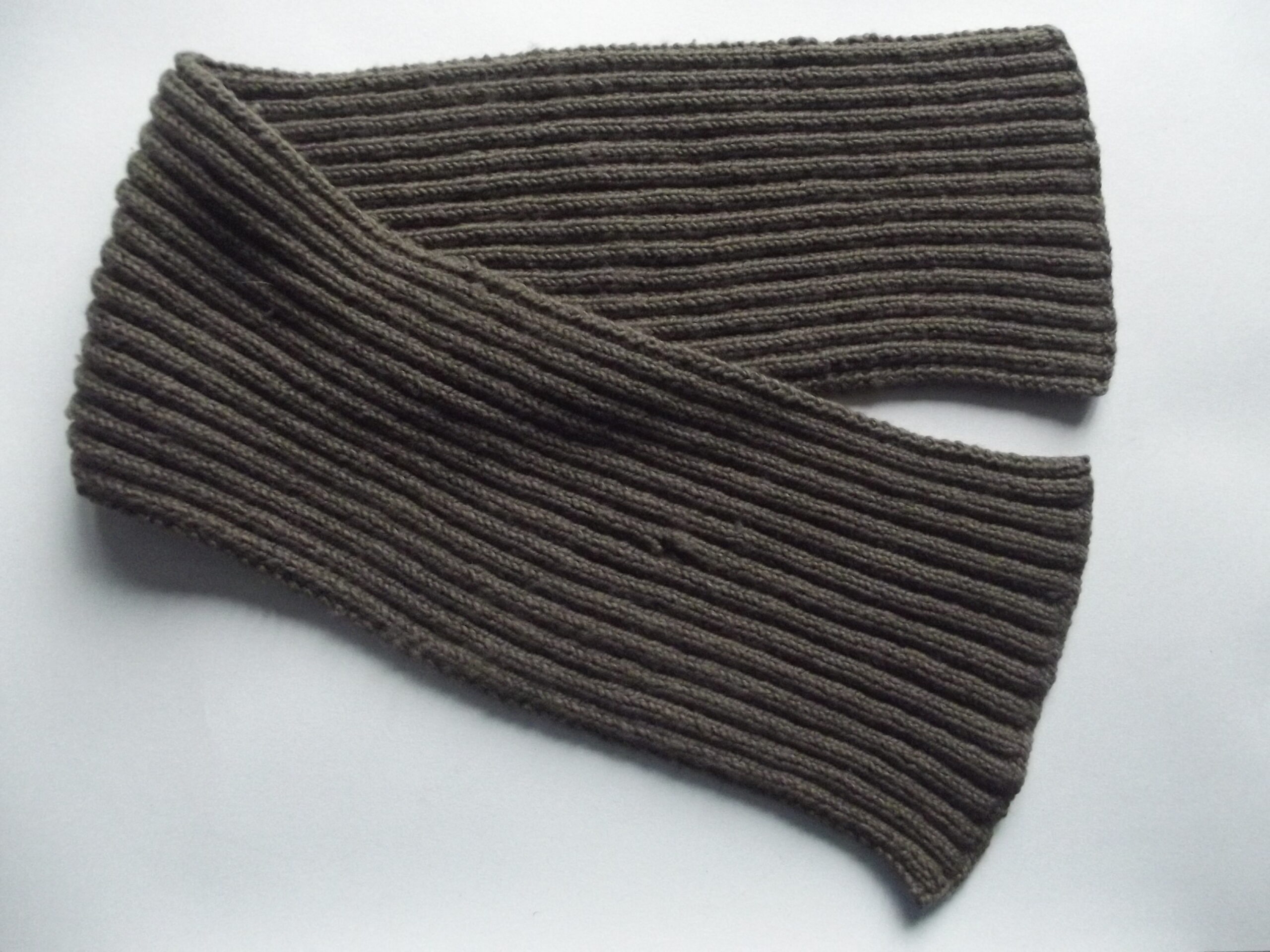 WW2 BRITISH ARMY HOMEFRONT KNITTED NECK WARMER/MUFFLER