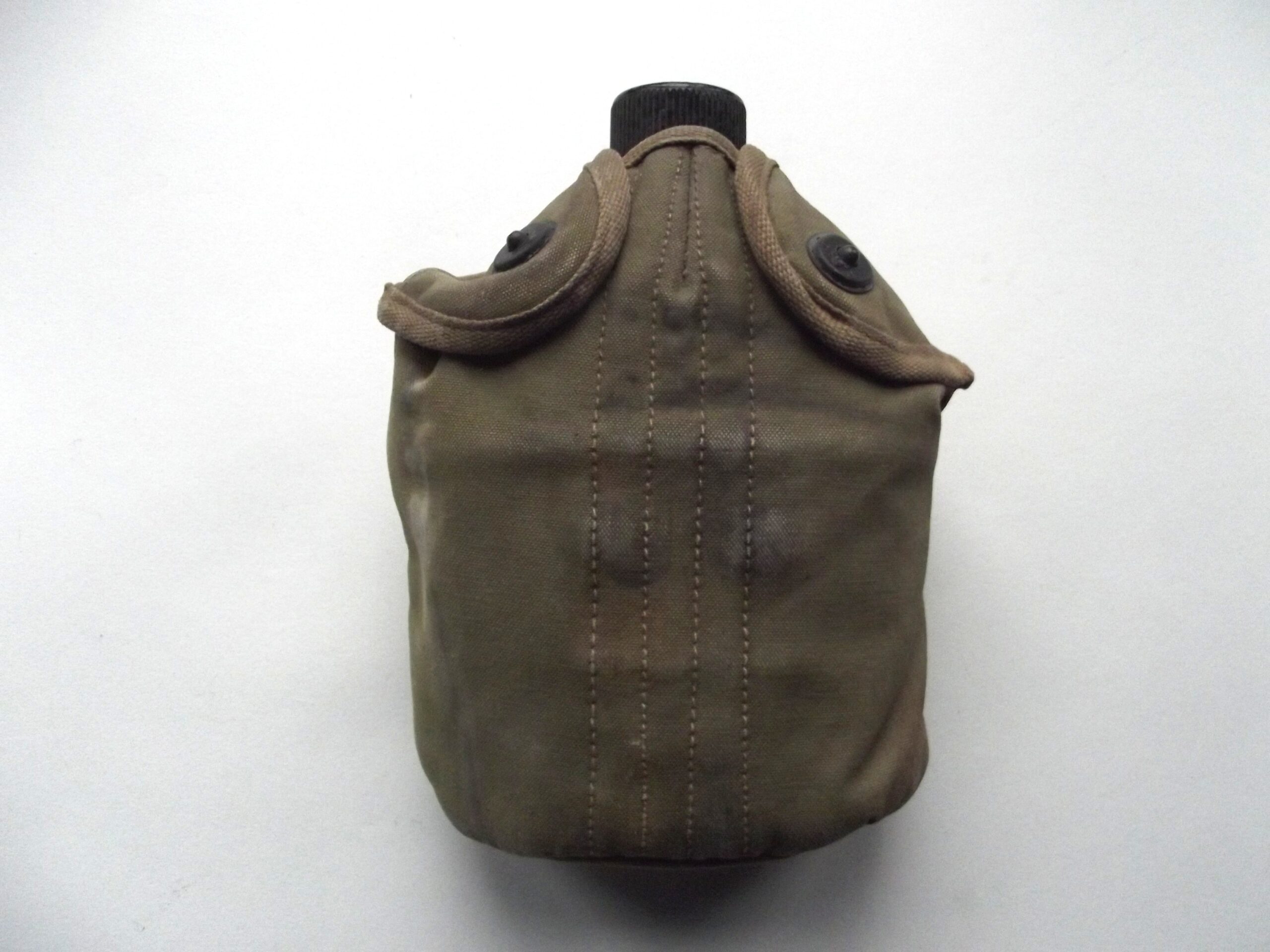 WW2 AMERICAN BRITISH MADE CAVALRY CANTEEN COVER & CONTENTS DATED 1943,44,45