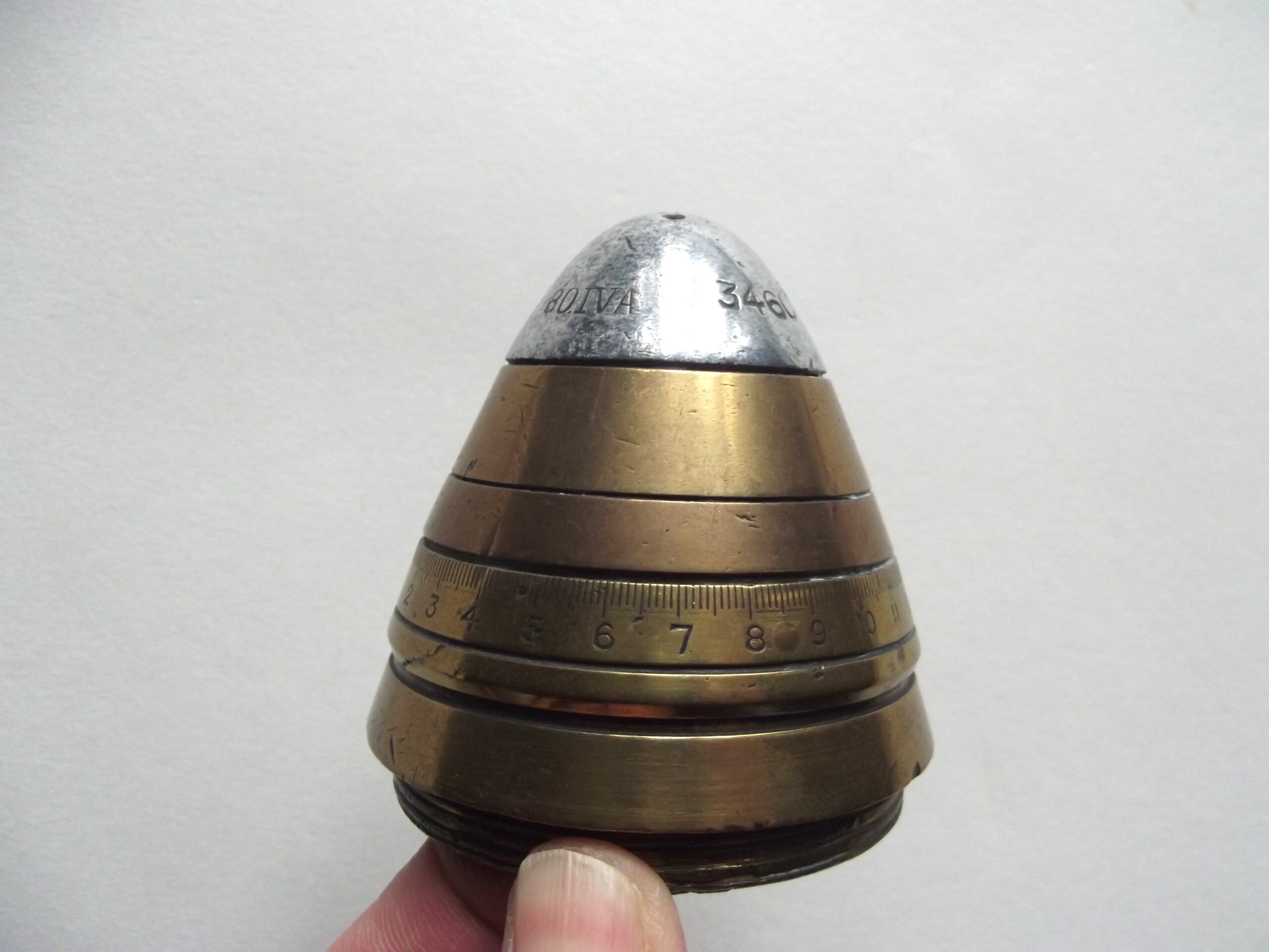 WW1 BRITISH NUMBER 80 IVA INERT FUSE DATED 1916