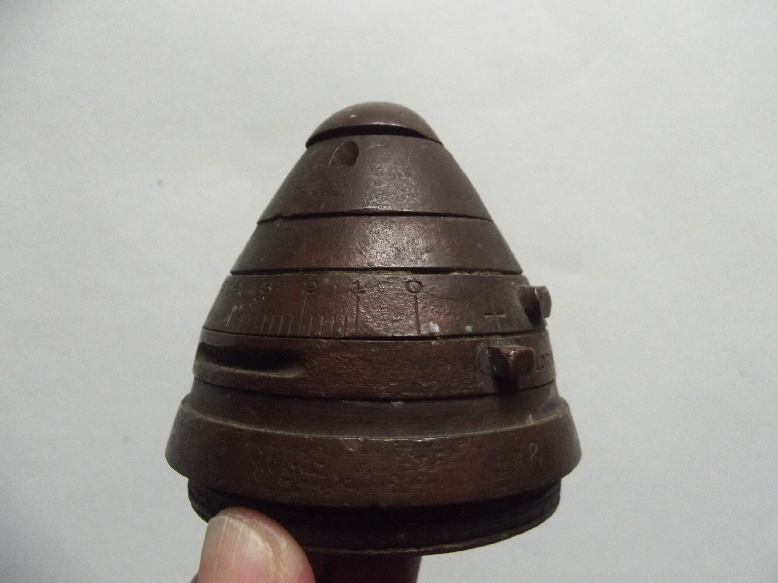 WW1 BRITISH NUMBER 85 INERT FUSE DATED 1916