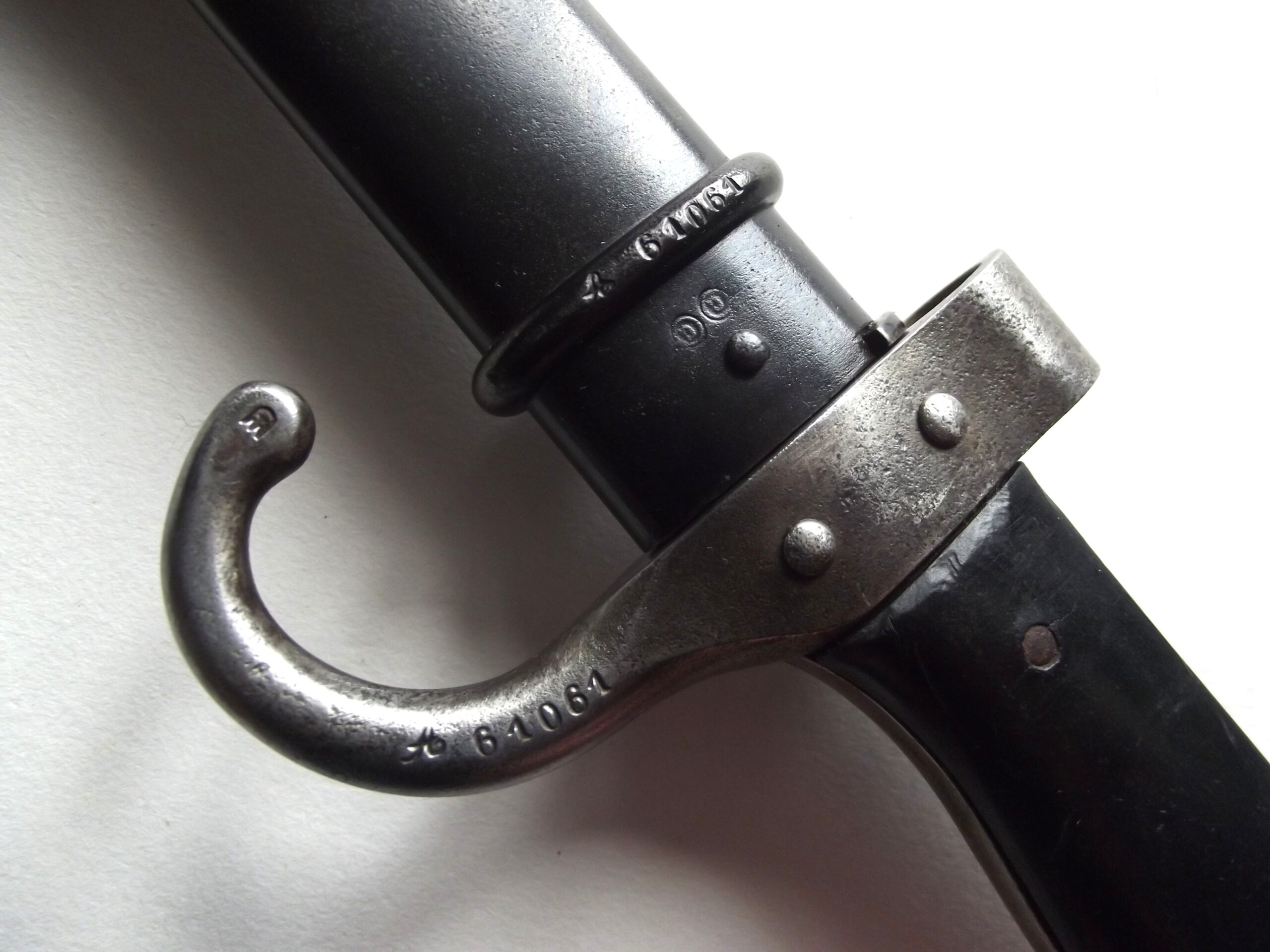 FRENCH M1892 BAYONET & SCABBARD MATCHING NUMBERS