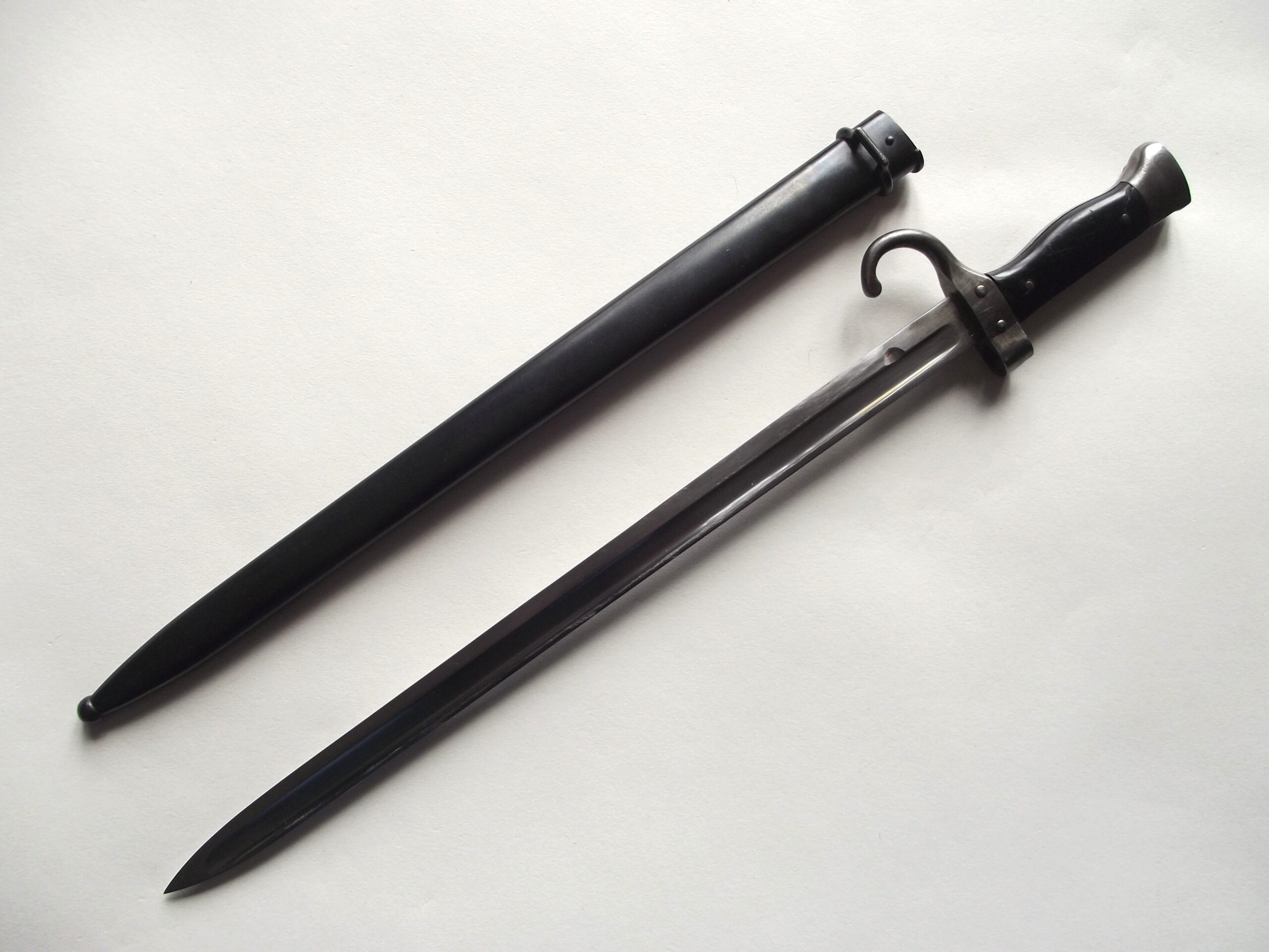 FRENCH M1892 BAYONET & SCABBARD MATCHING NUMBERS
