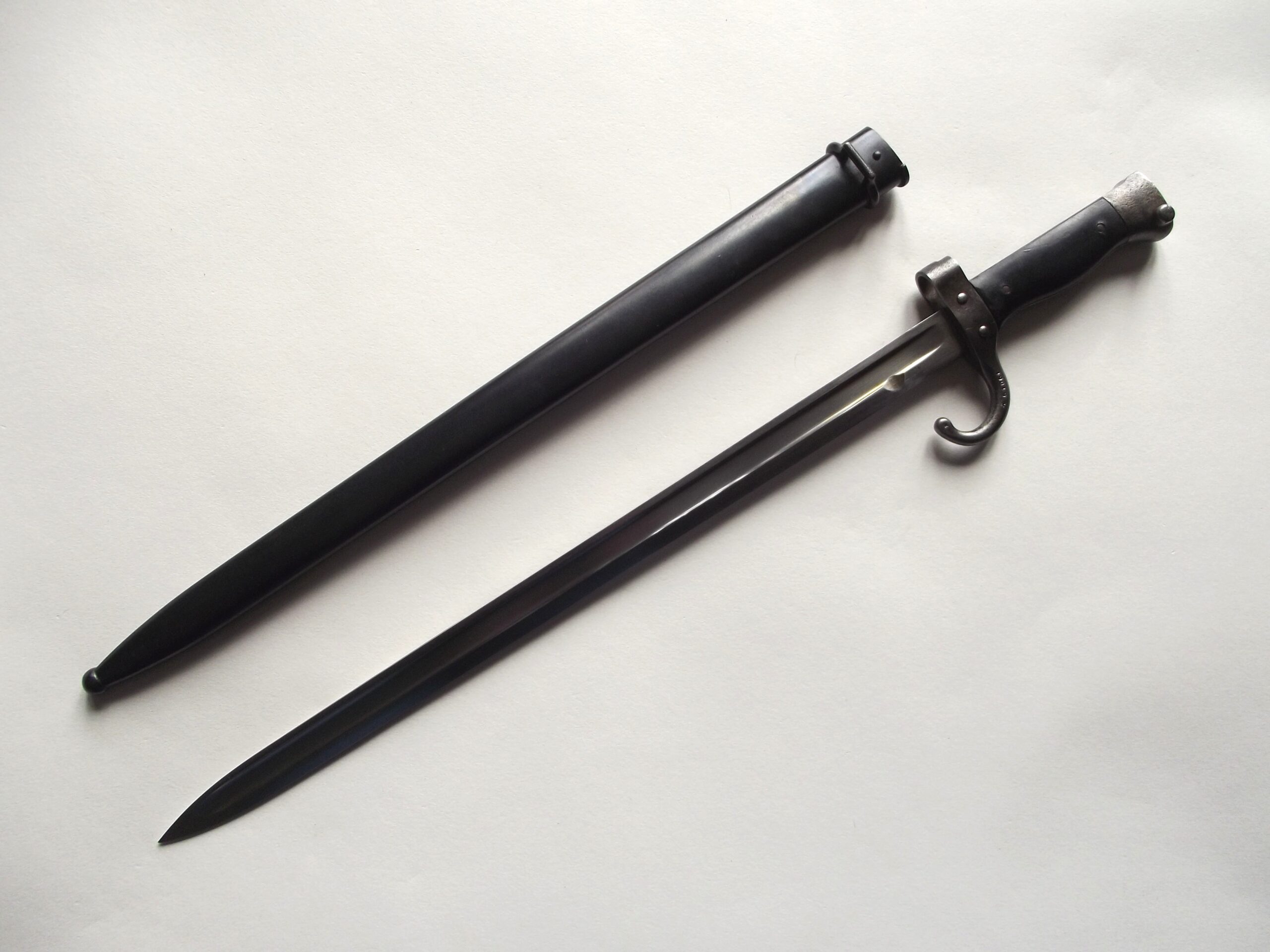 FRENCH M1892 BAYONET & SCABBARD MATCHING NUMBERS