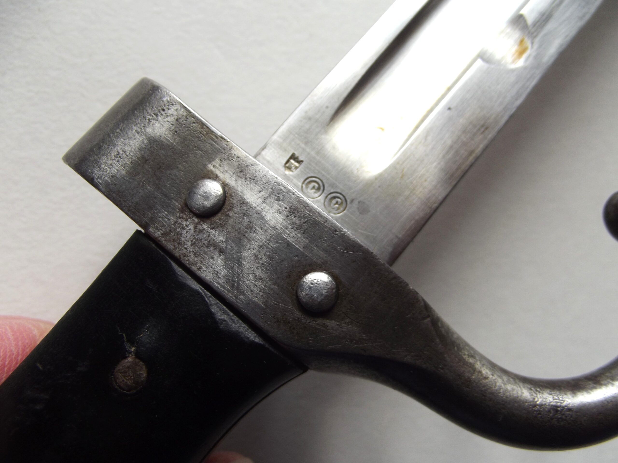 FRENCH M1892 BAYONET & SCABBARD MATCHING NUMBERS