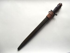 AMERICAN P17 BAYONET & SCABBARD DATED 1918