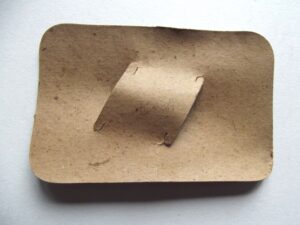 WW1 PRINCESS MARY BULLET PENCIL CARD INLAY