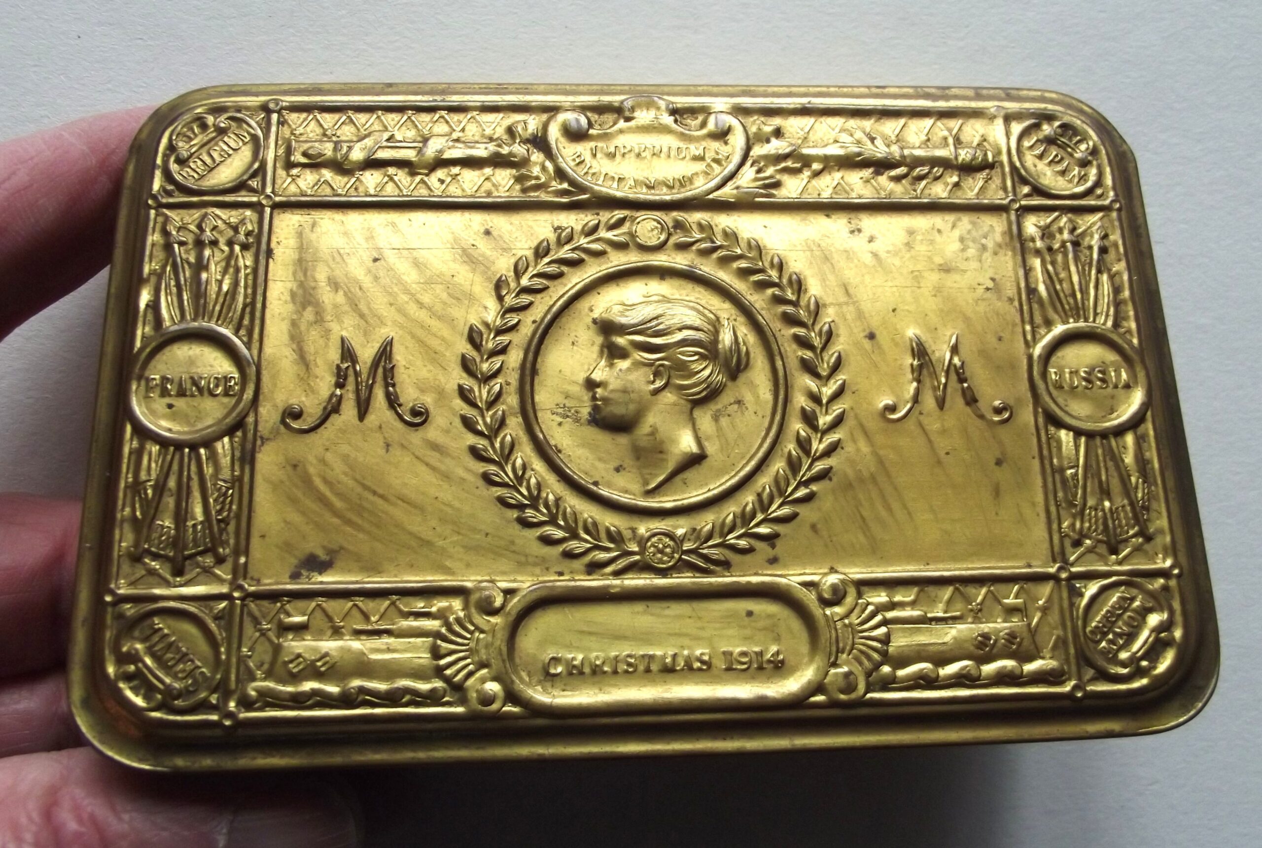 WW1 PRINCESS MARY 1914 CHRISTMAS TIN