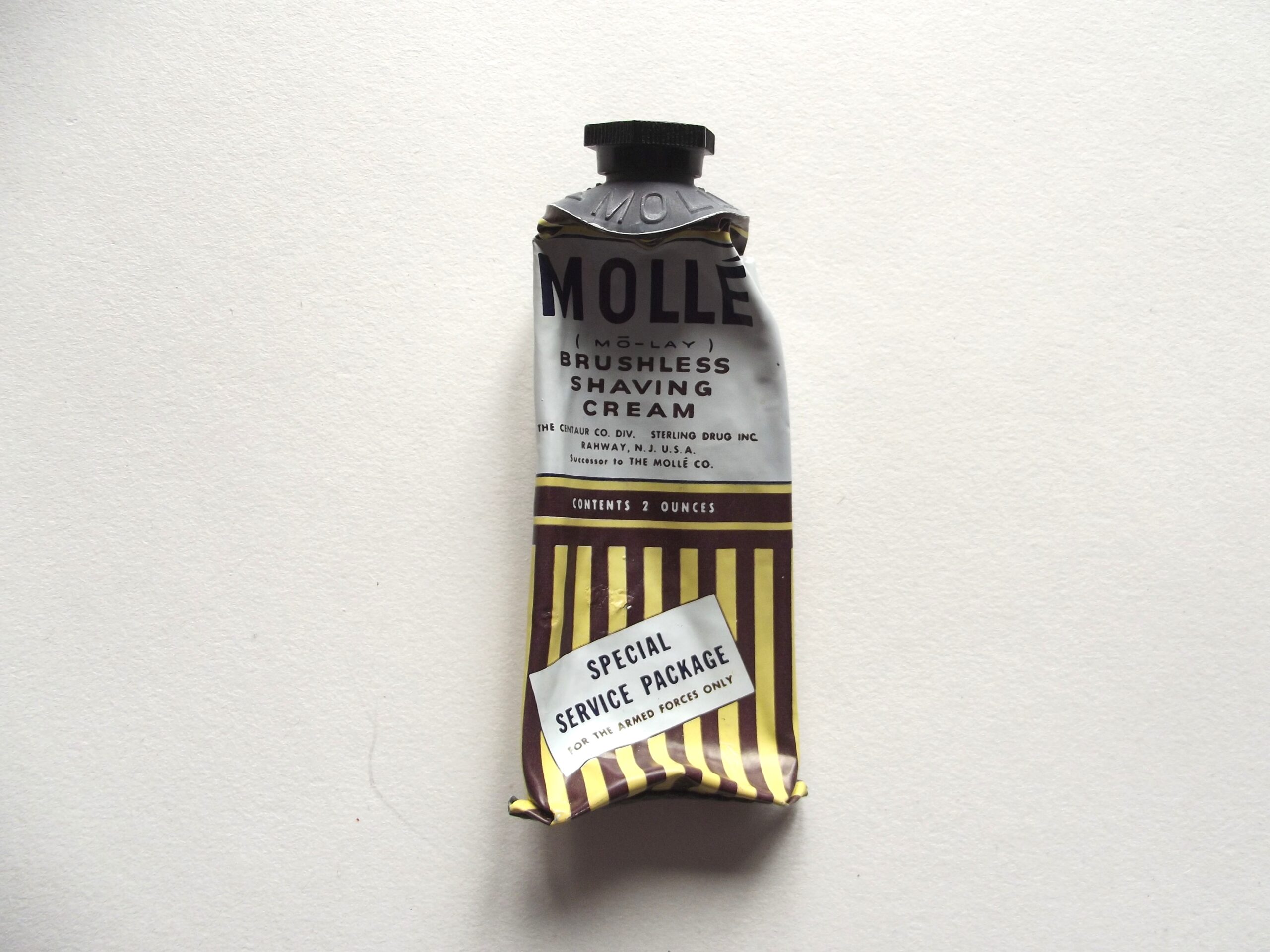WW2 AMERICAN MOLLE SHAVING CREAM TUBE