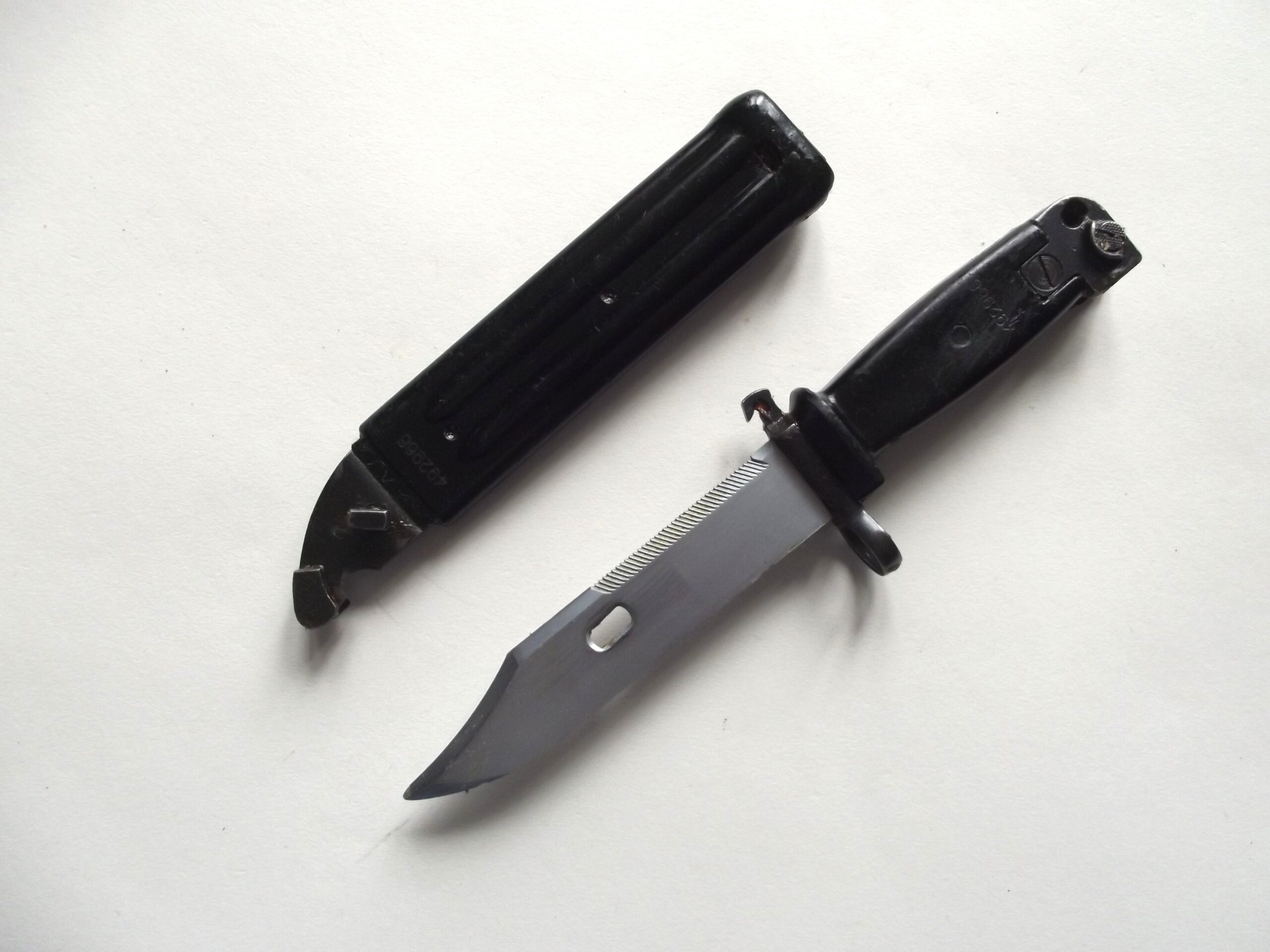 YUGOSLAVIAN AKM BAYONET & SCABBARD MATCHING NUMBERS