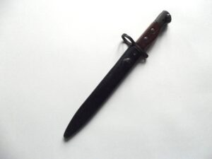 BRITISH ARMY NO 5 MK 1 JUNGLE CARBINE BAYONET & SCABBARD WILKINSON