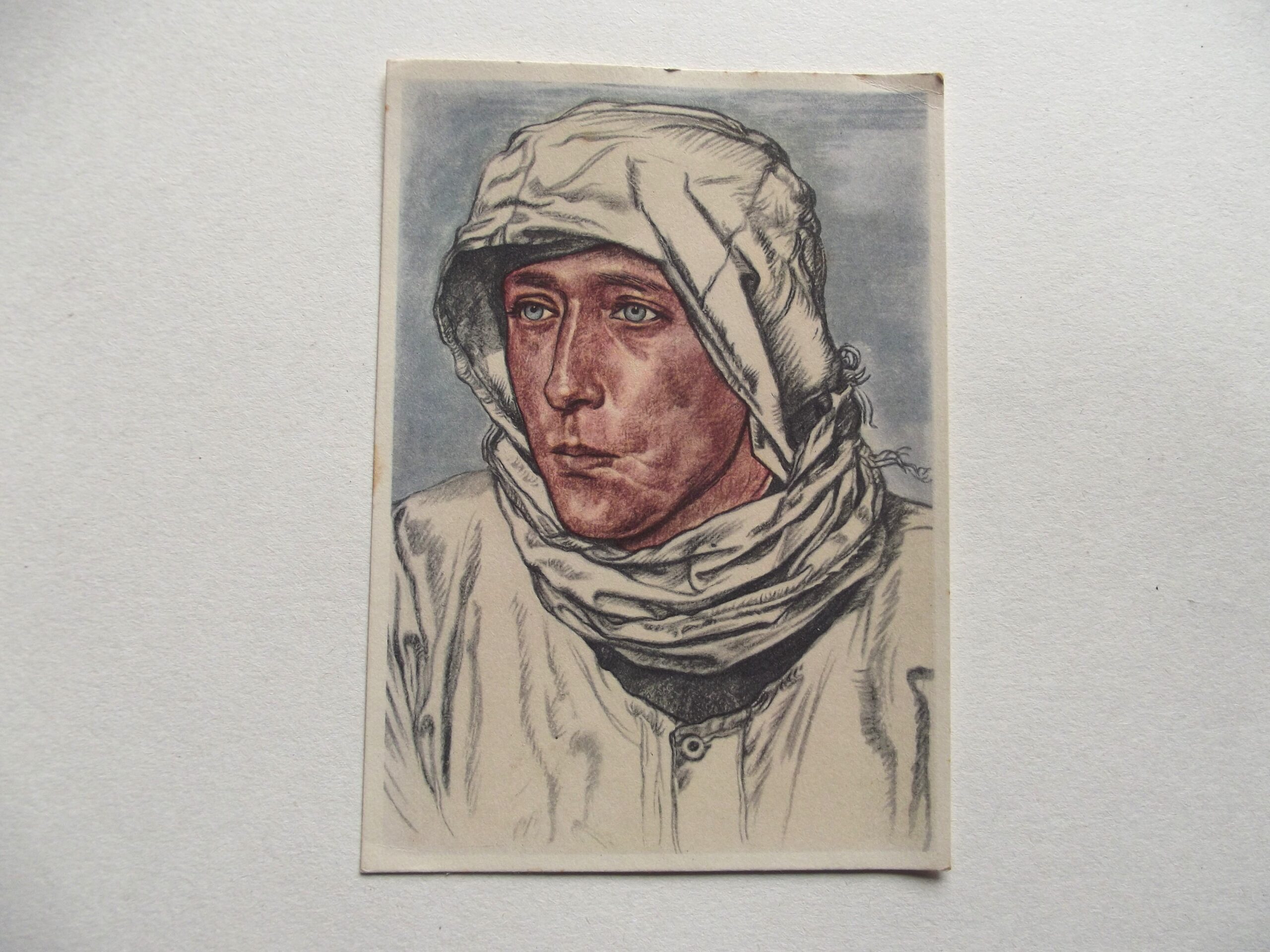 WW2 GERMAN WOLFGANG WILRICH HEROES OF THE FATHERLAND POSTCARD