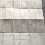 WW1 CLOTH BACKED MAP SINAI EL KOSSAIMA DATED 1914
