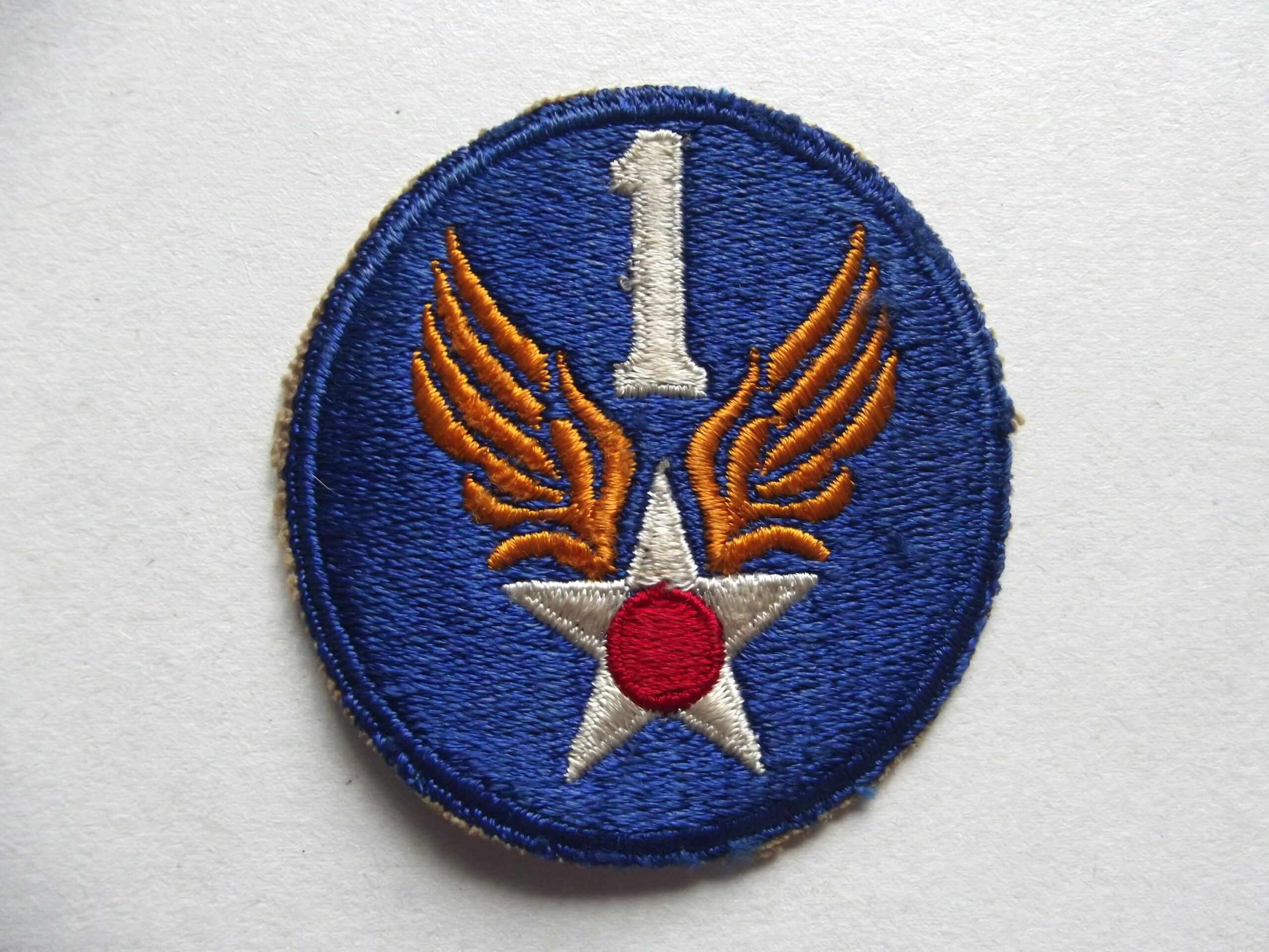 WW2 AMERICAN 1ST AIR FORCE CLOTH PATCH
