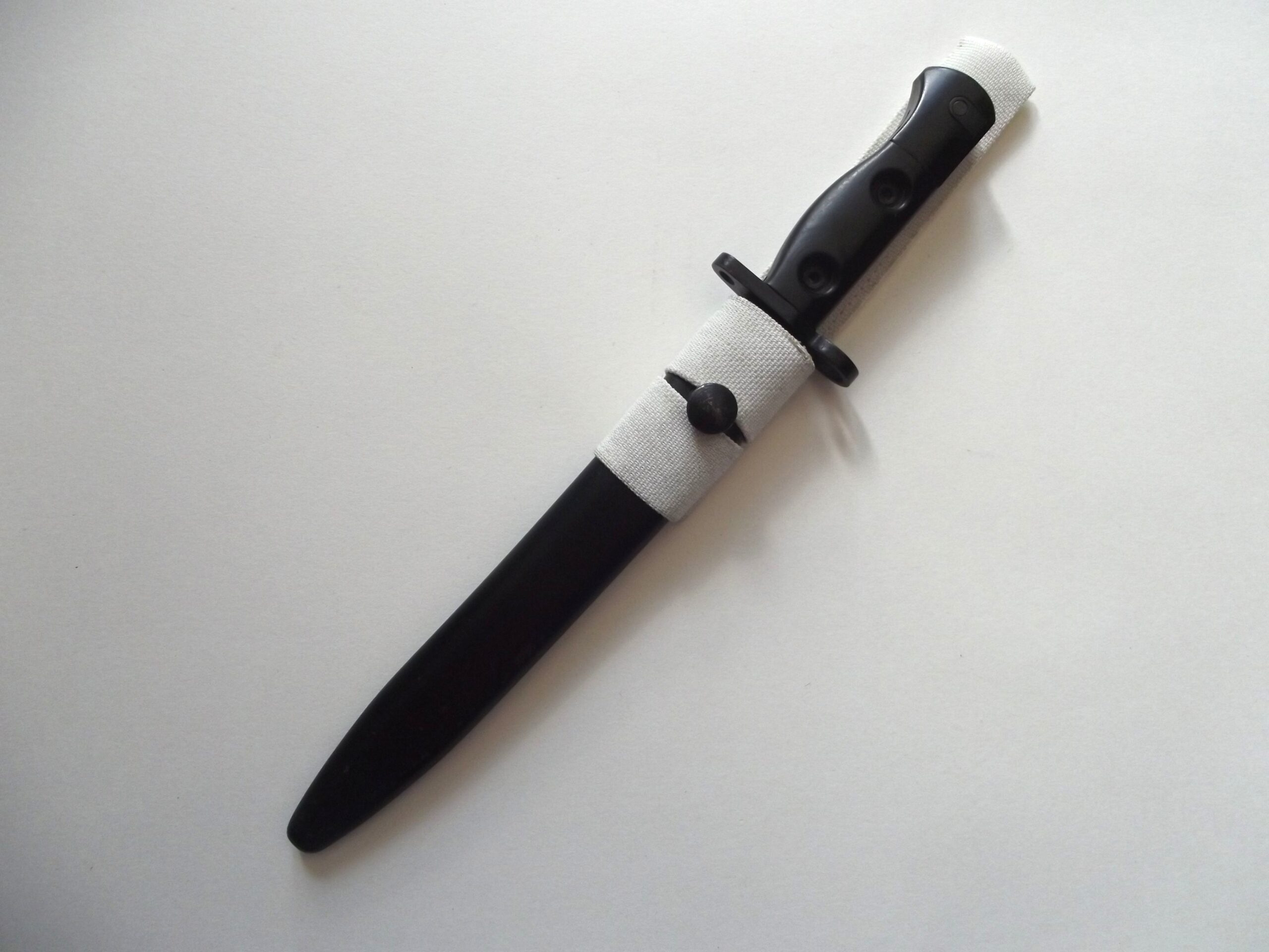 BRITISH ARMY SLR BAYONET & SCABBARD DATED 1959