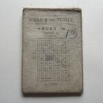 WW1 CLOTH BACKED MAP BELGIUM & FRANCE SHEET 36 6TH EDITION DATED 1918