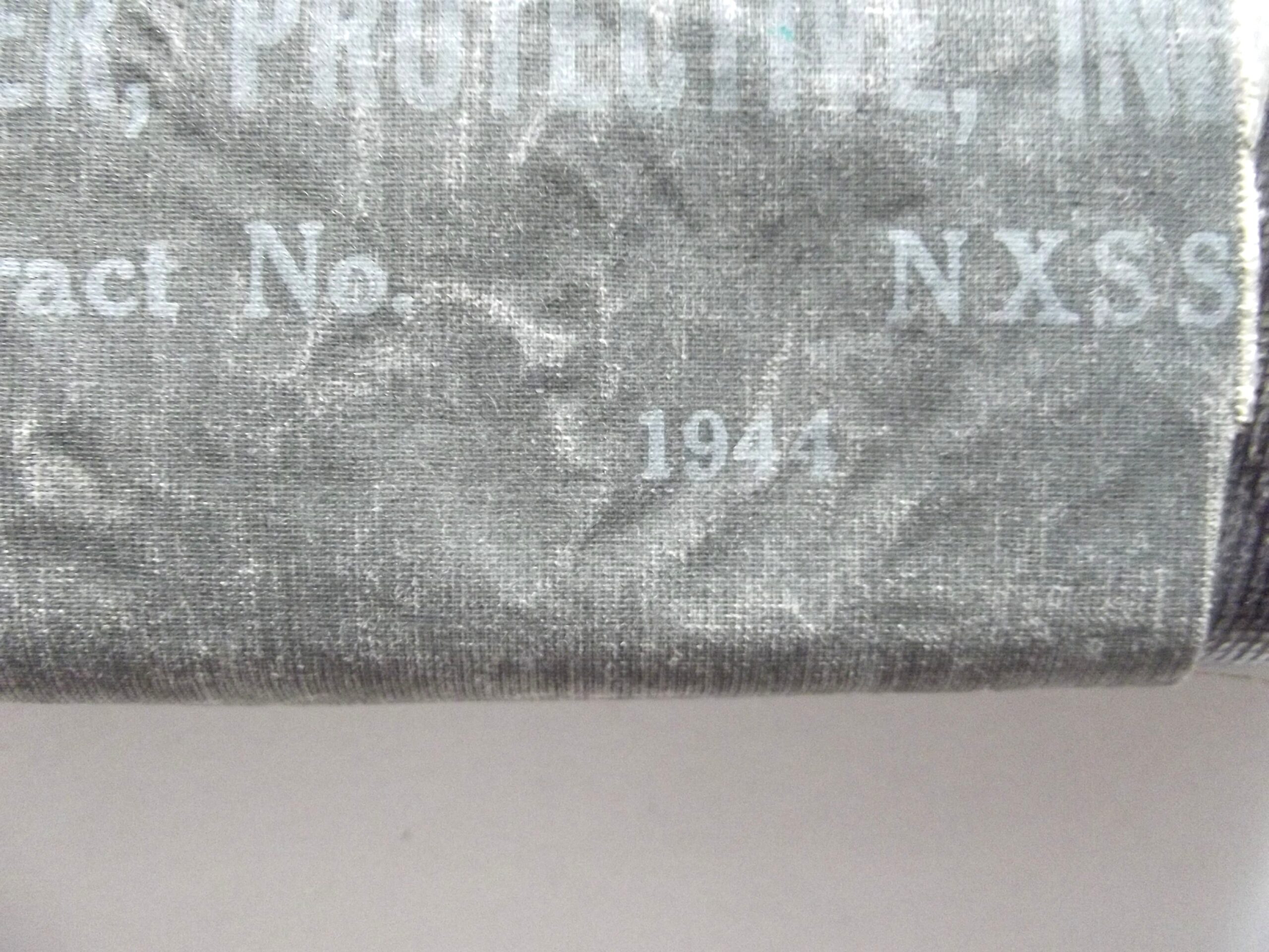 WW2 AMERICAN CHEMICAL WARFARE PROTECTIVE COVER DATED 1944