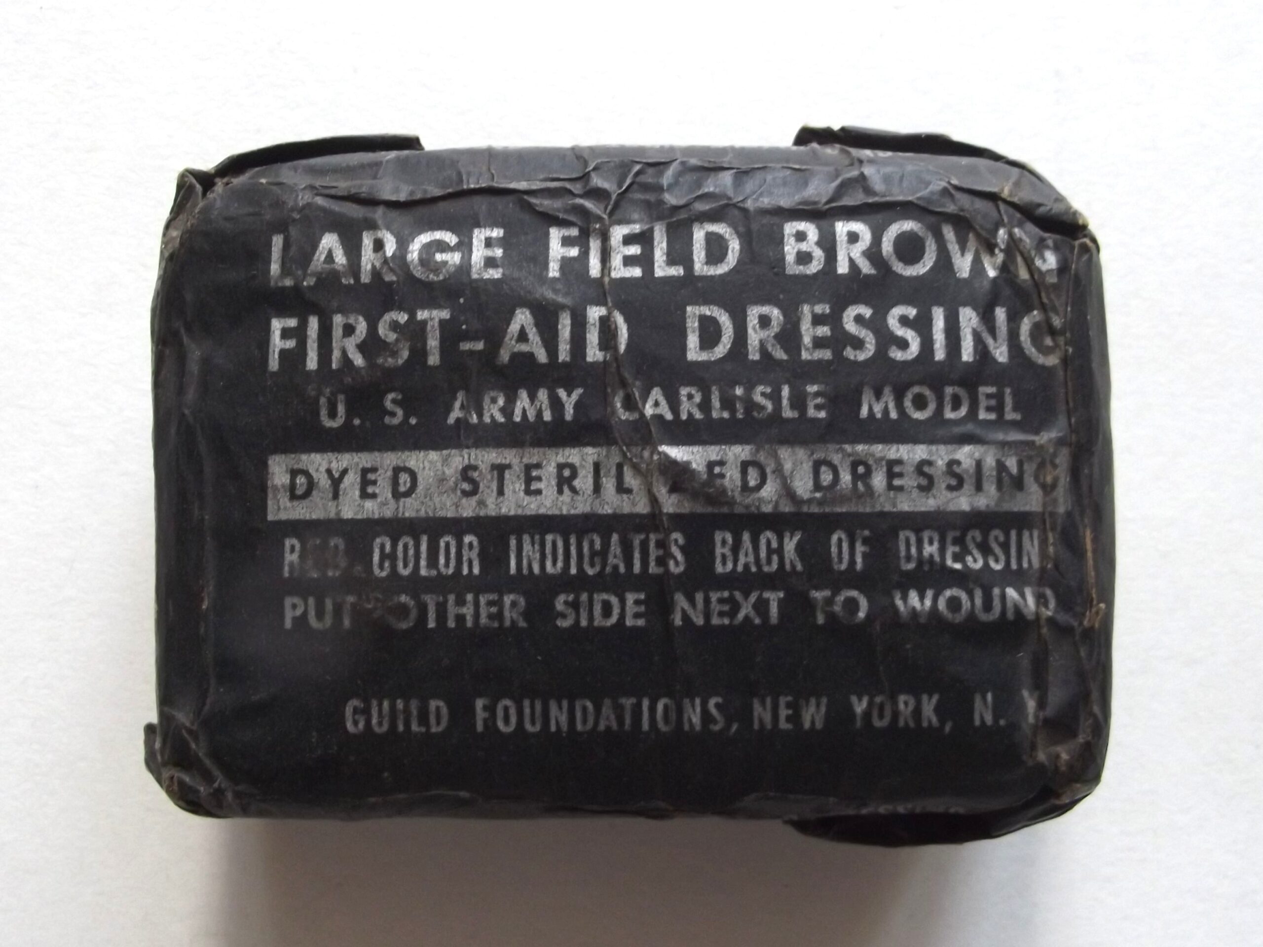 WW2 AMERICAN LARGE CARLISLE MODEL FIELD DRESSING
