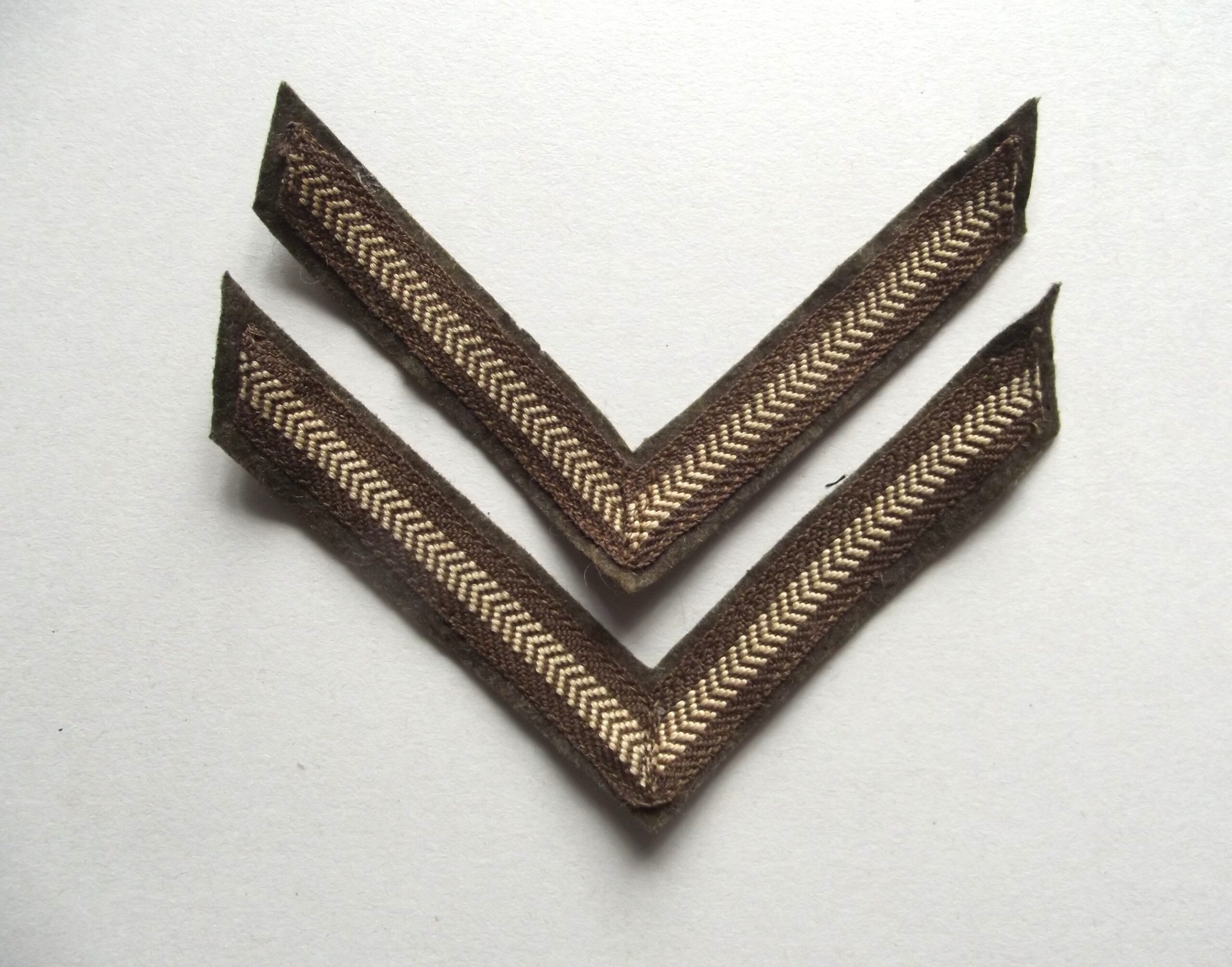 WW2 BRITISH ARMY LANCE CORPORAL RANK STRIPES