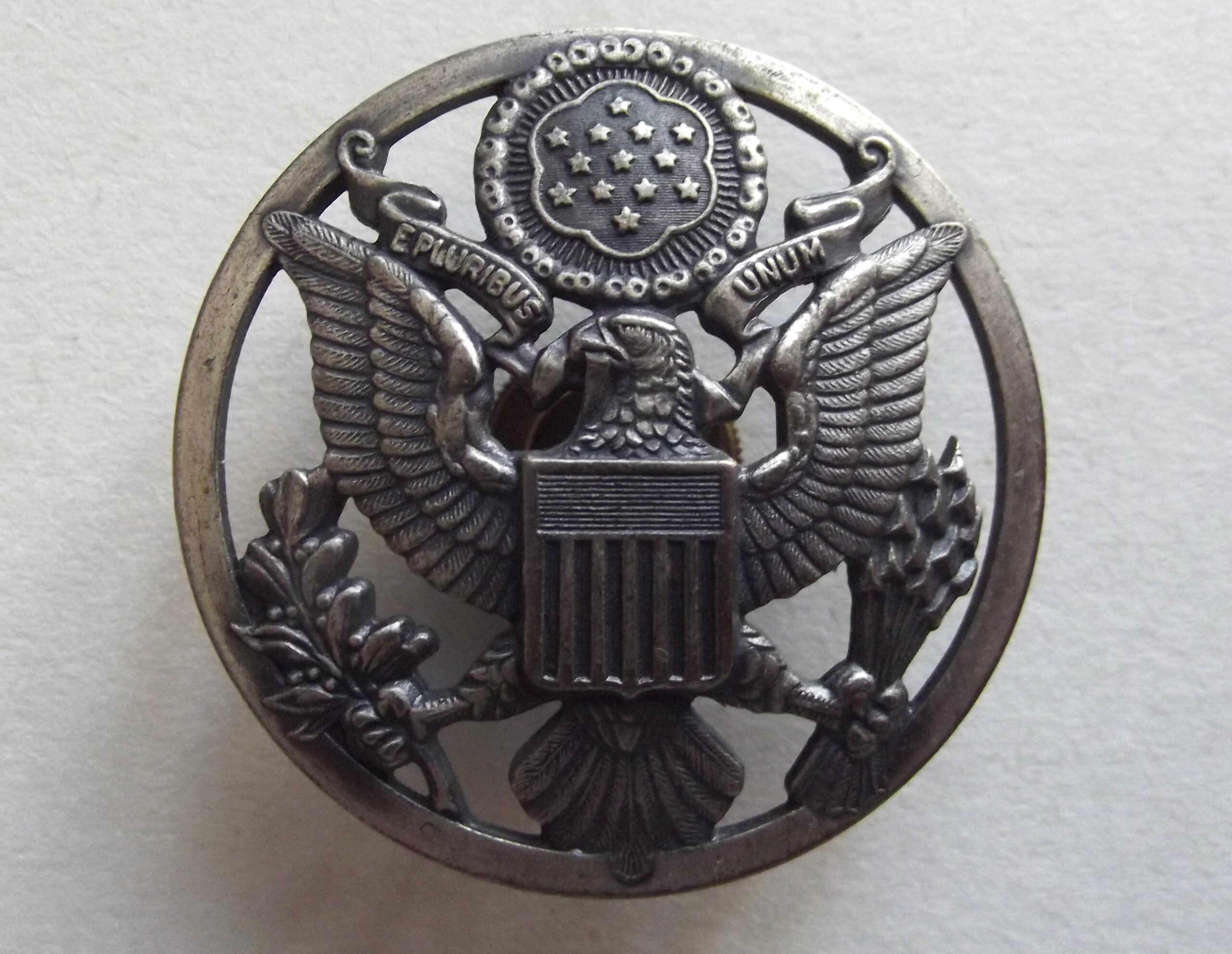 AMERICAN AIR FORCE ENLISTED SERVICE CAP BADGE