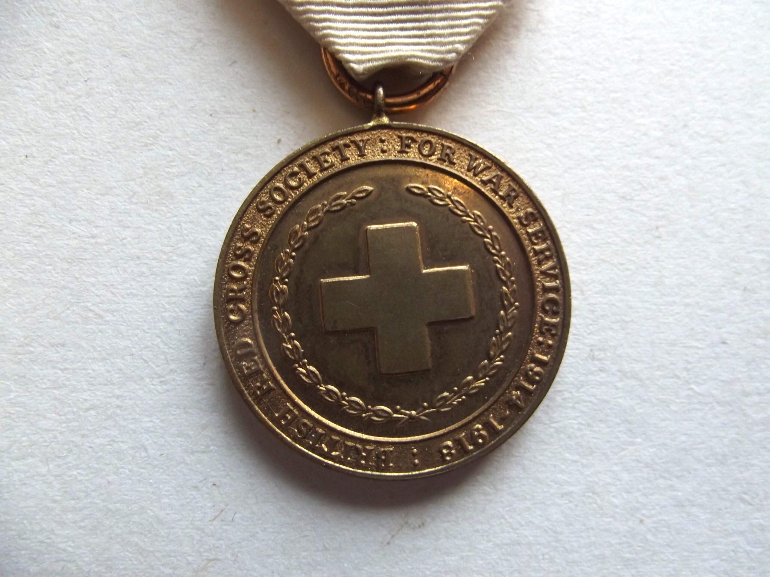 WW1 BRITISH RED CROSS SOCIETY WAR SERVICE MEDAL