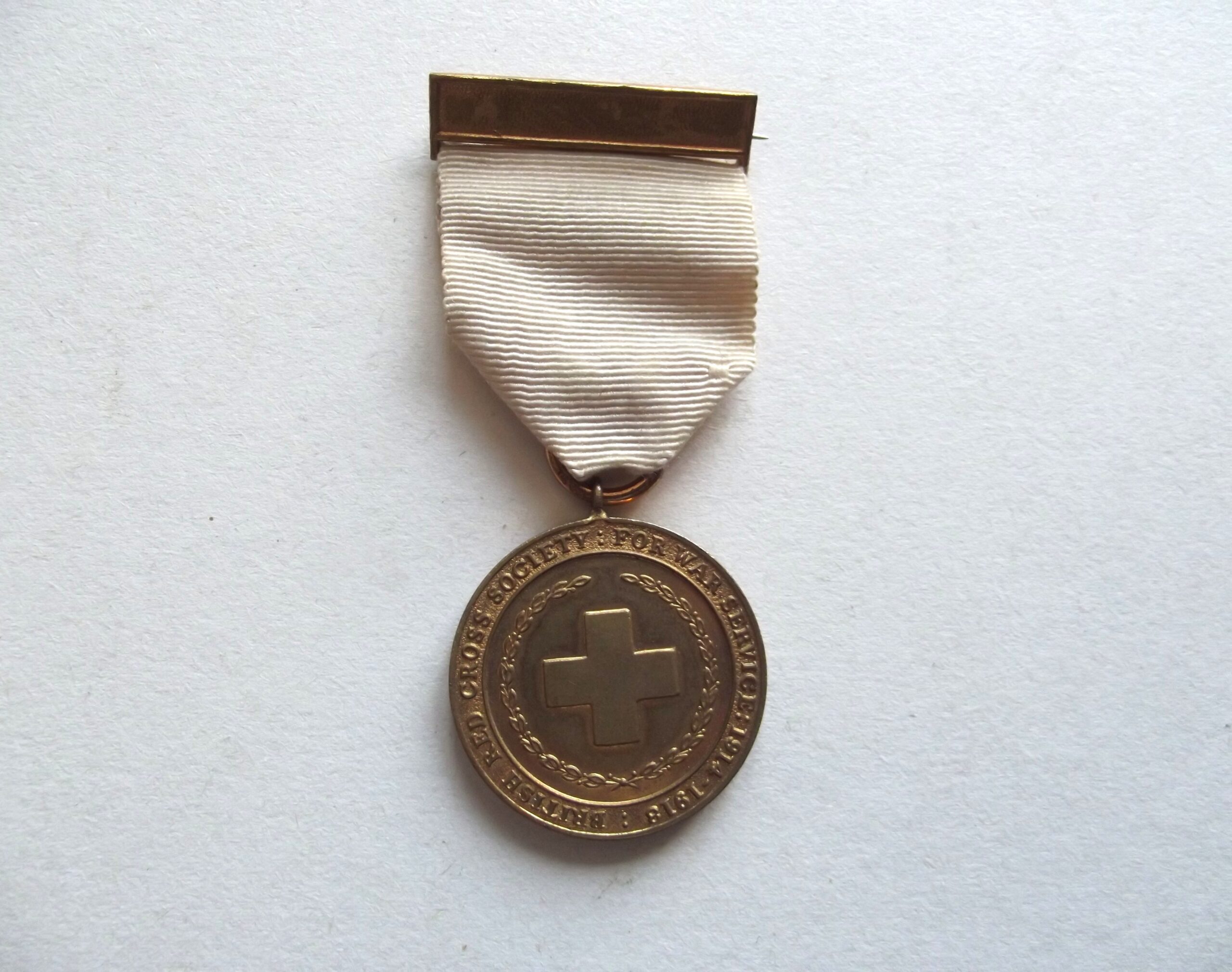 WW1 BRITISH RED CROSS SOCIETY WAR SERVICE MEDAL