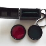WW2 R.A.F MORSE CODE LIGHT RED & GREEN FILTERS CASED