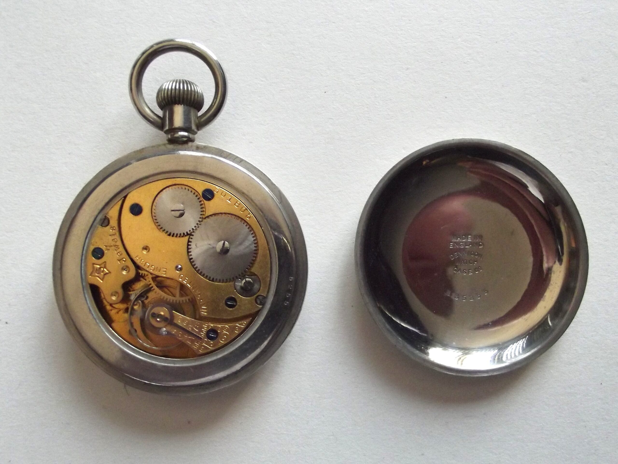 WW1 BRITISH ARMY H WILLIAMSON LTD MILITARY POCKETWATCH C1914
