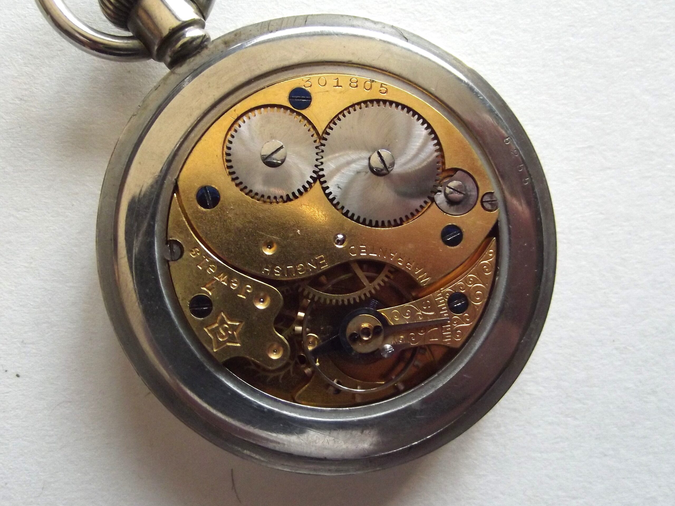 WW1 BRITISH ARMY H WILLIAMSON LTD MILITARY POCKETWATCH C1914