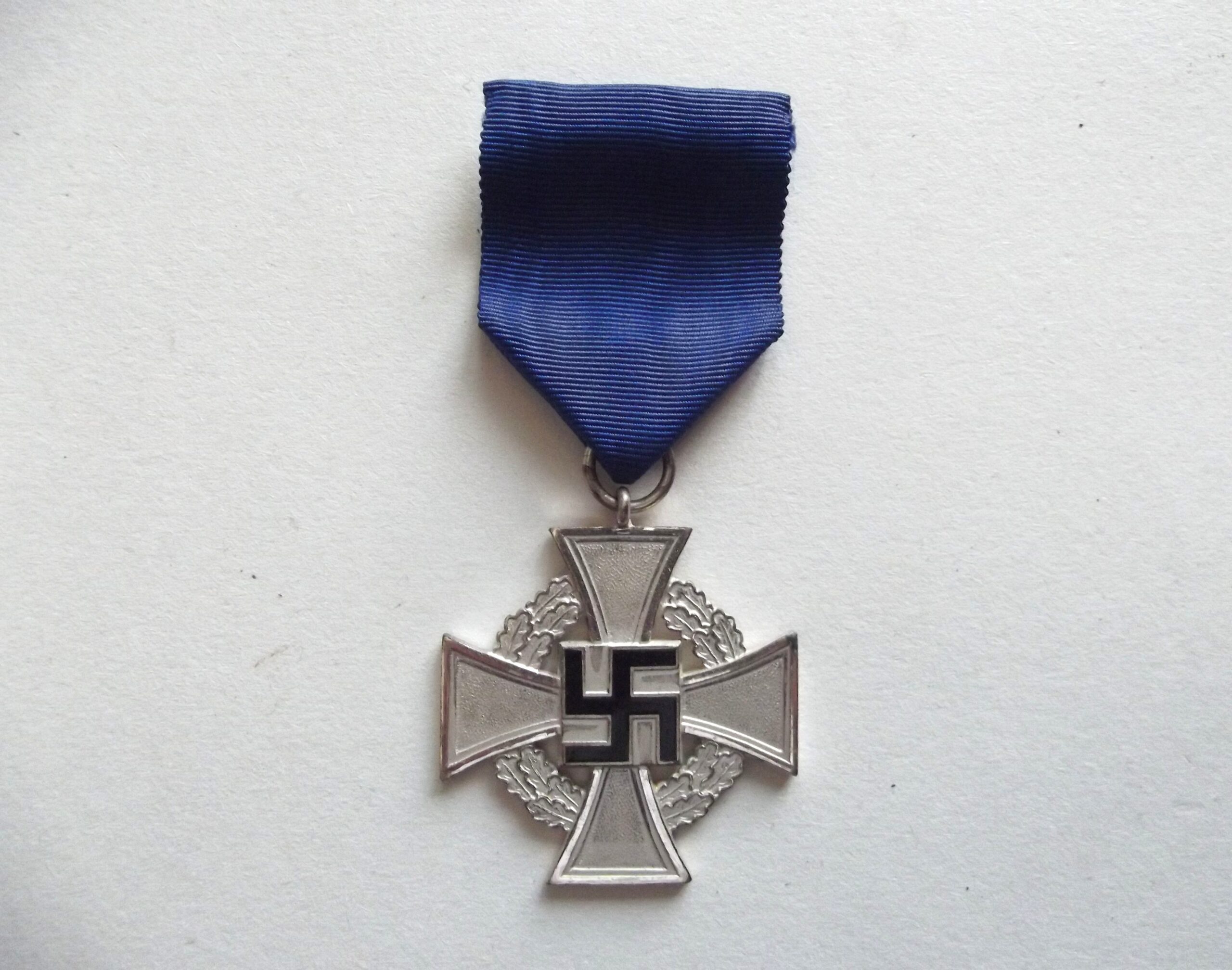 GERMAN 25 YEAR SERVICE MEDAL CASED R.SOUVAL