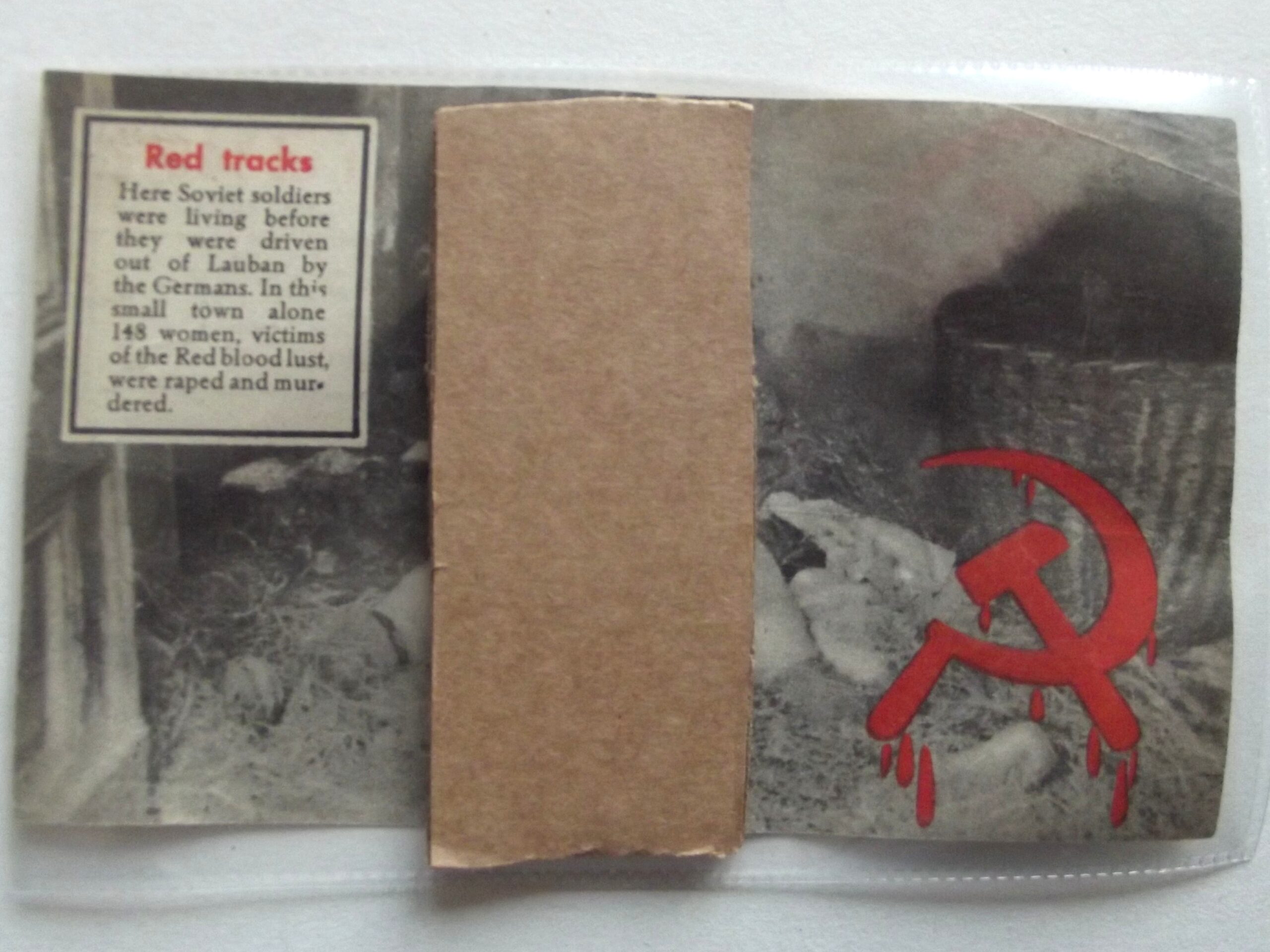 WW2 GERMAN PROPAGANDA DROP LEAFLET SOVIET WAR CRIMES