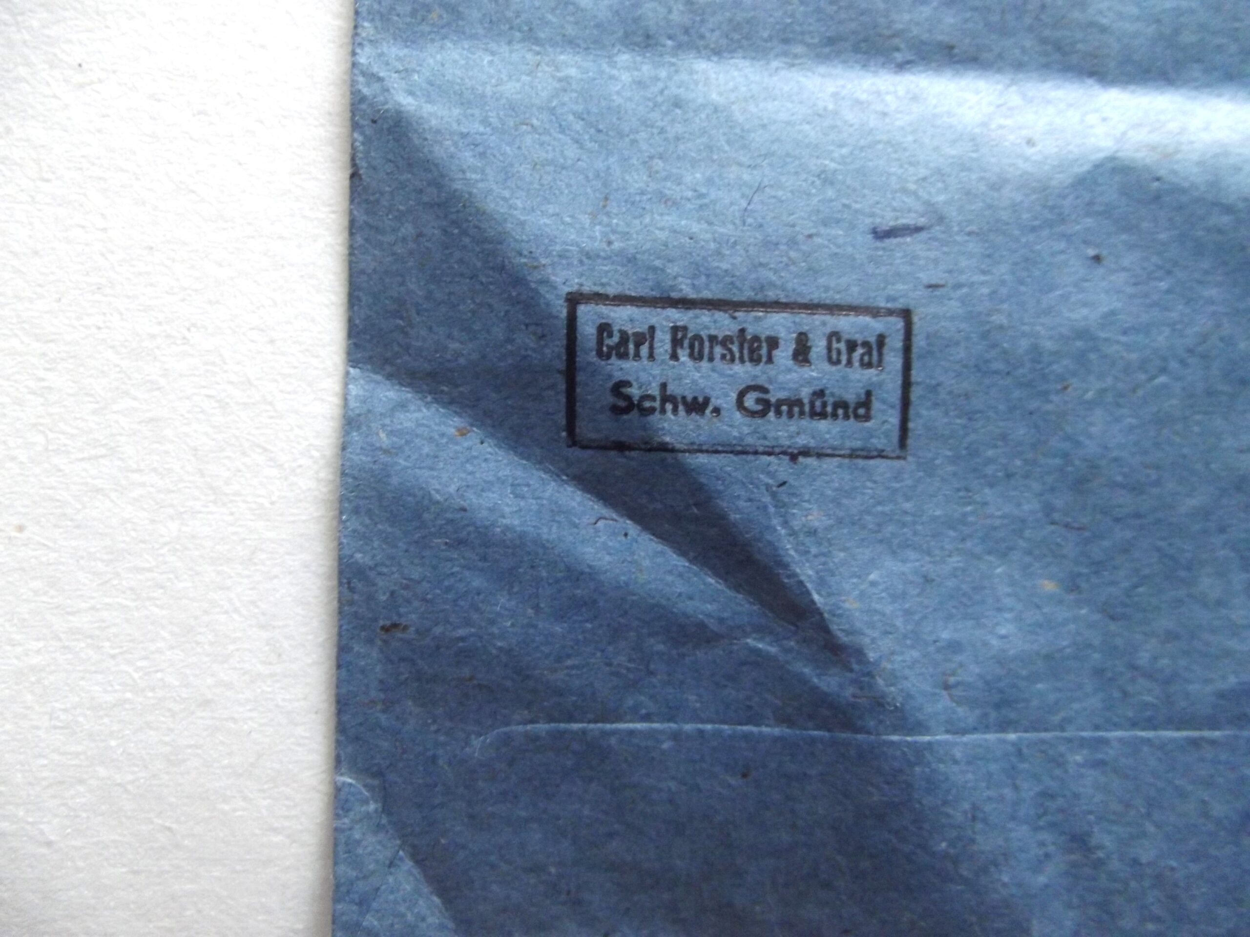 GERMAN MOTHER'S CROSS SILVER AWARD & PACKET CARL FORSTER & GRAF