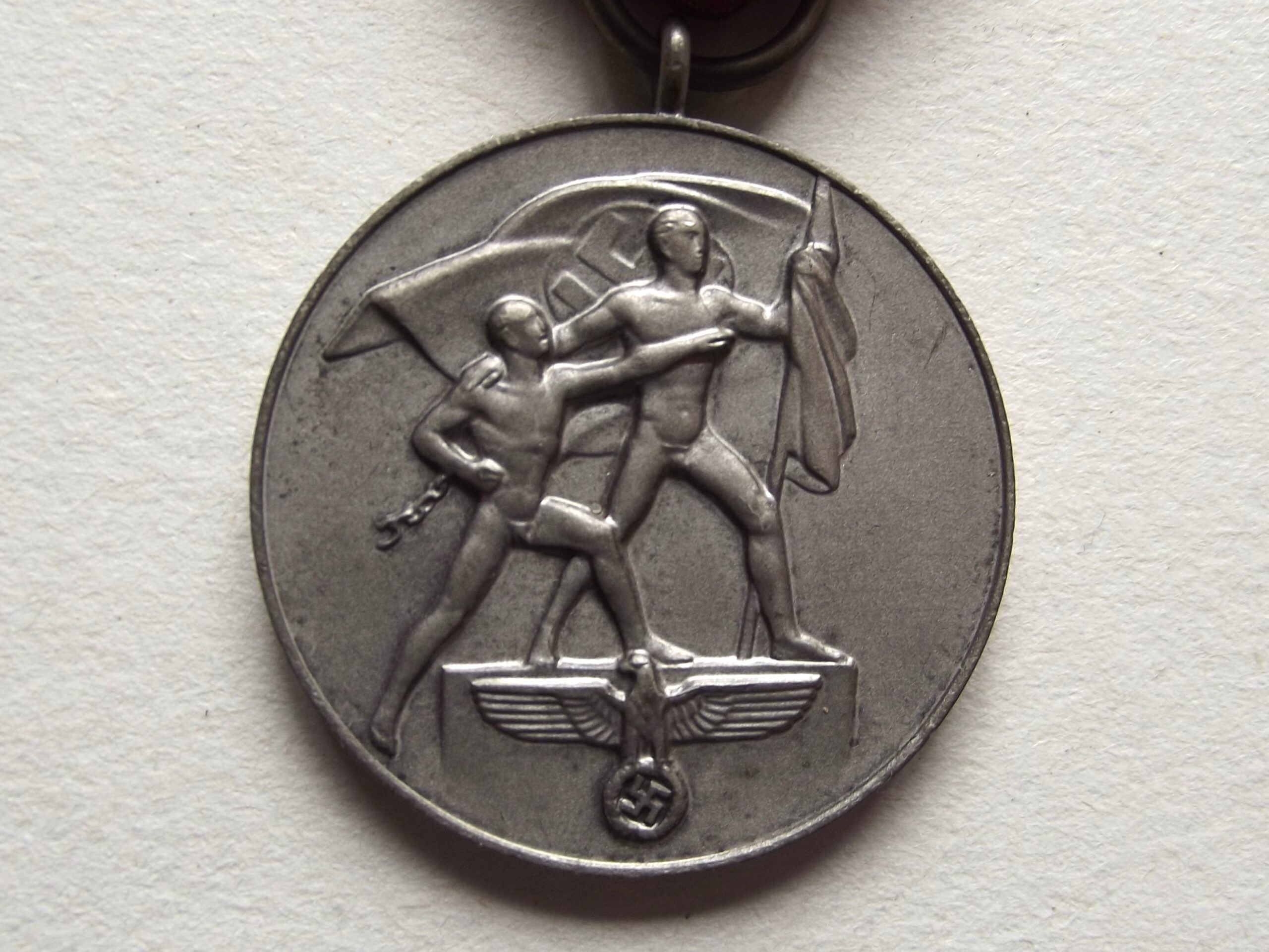 GERMAN 13TH MARCH 1938 MEDAL & RIBBON CASED