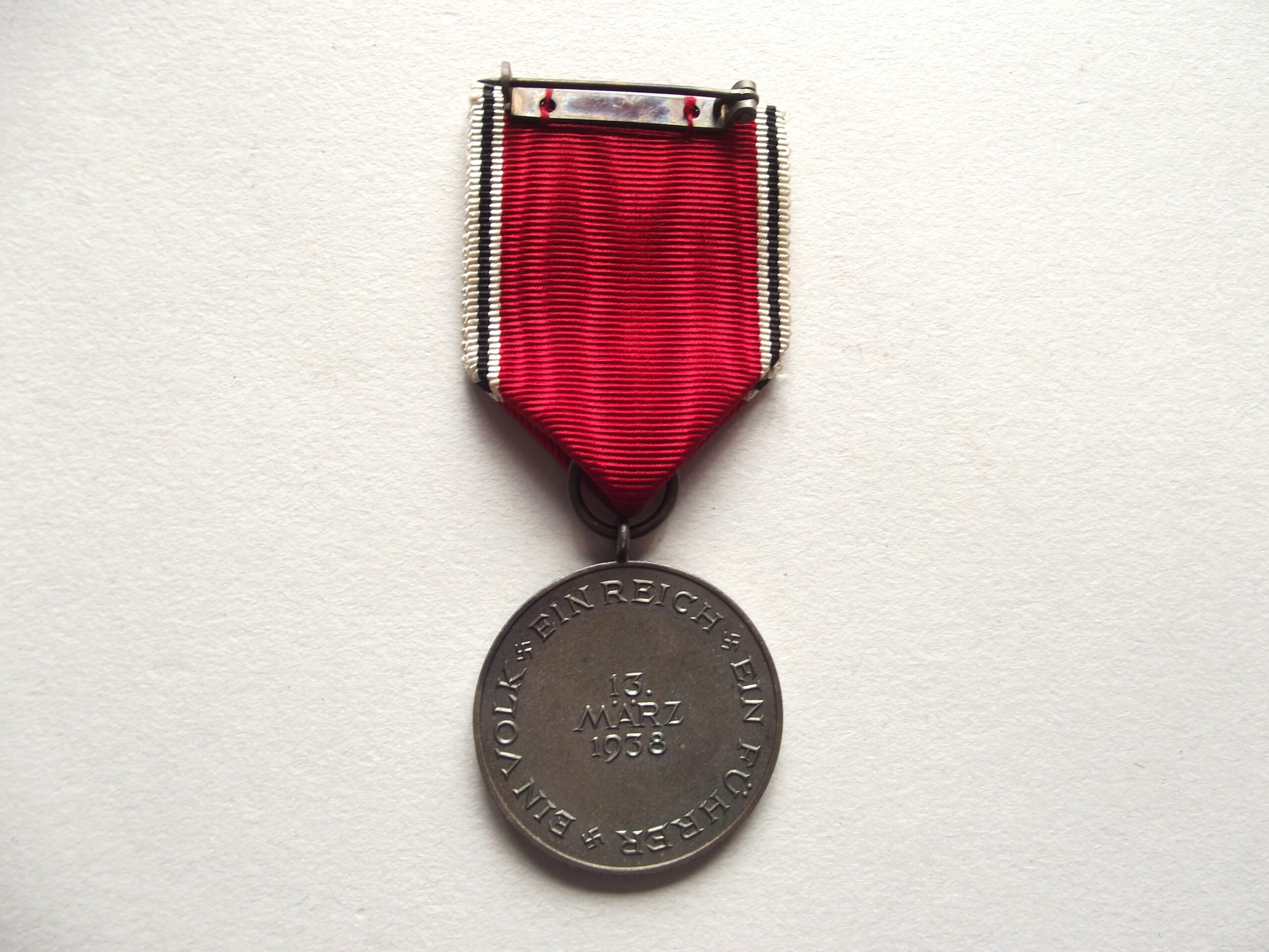 GERMAN 13TH MARCH 1938 MEDAL & RIBBON CASED